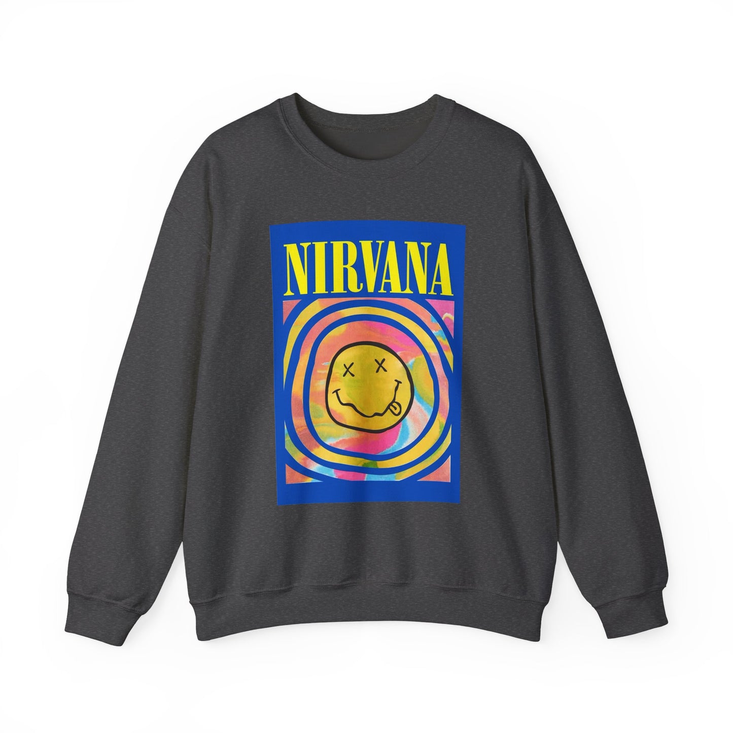 Nirvana Smiley Face Sweatshirt