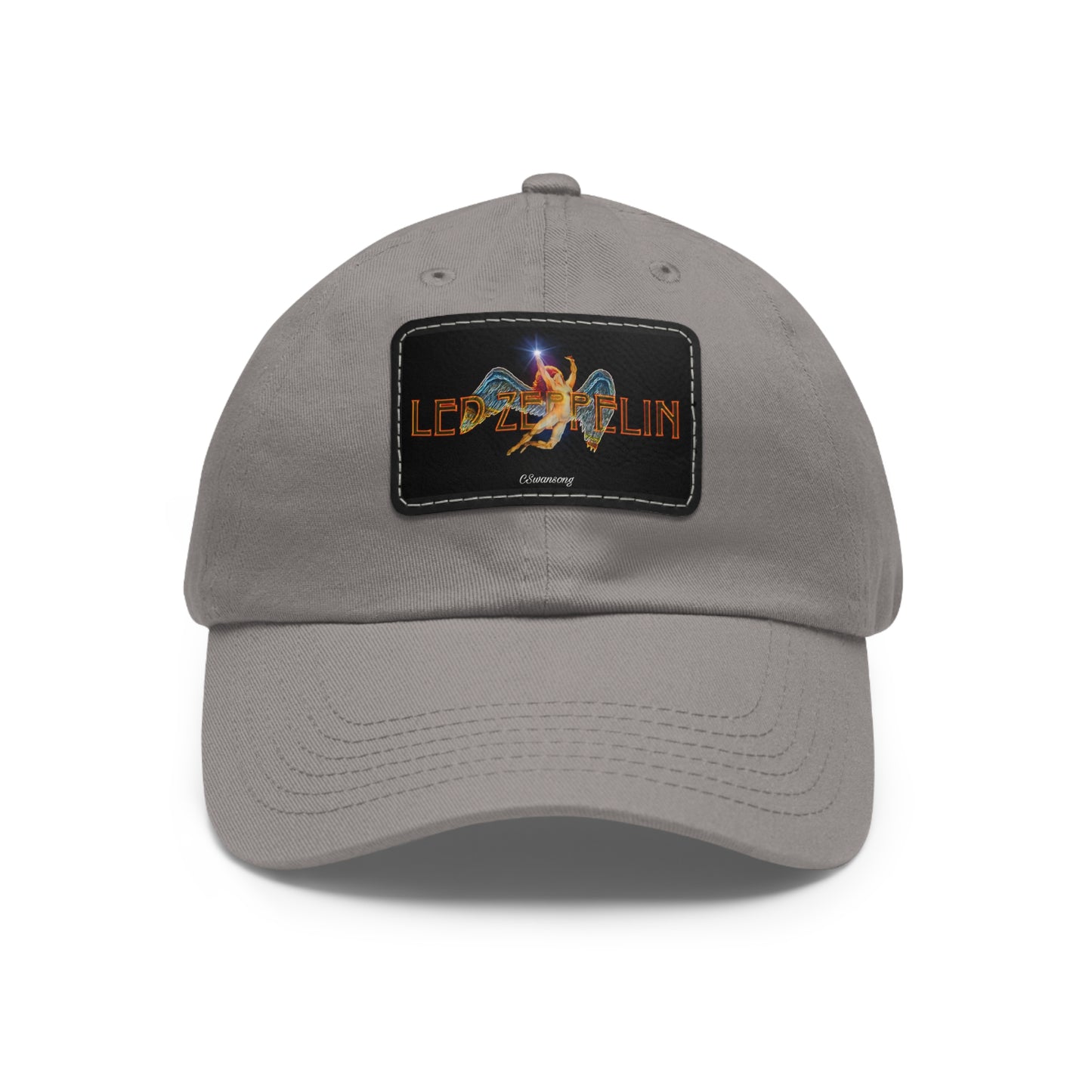 Led Zeppelin Swan Song Leather Patch Ball Cap