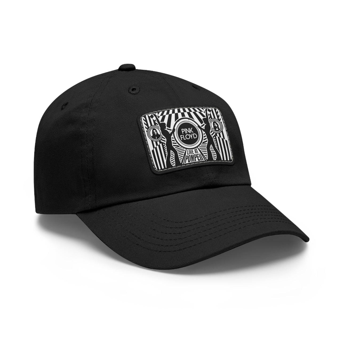 Pink Floyd Pompeii Leather patch Dad Cap