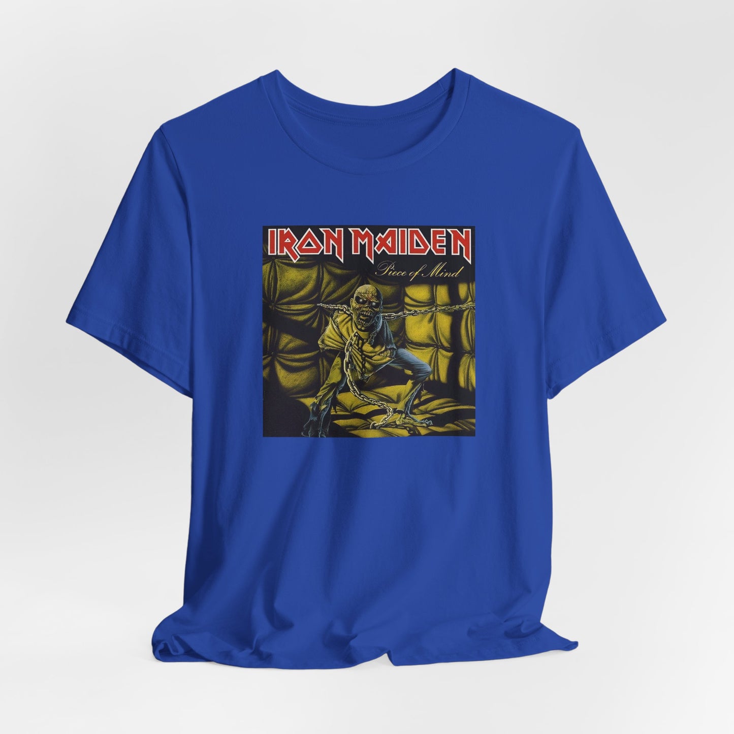 Iron Maiden Piece of Mind T-shirt - Vintage Cotton Iron Maiden Piece of Mind Shirt - Iron Maiden Graphic Band Print Tee