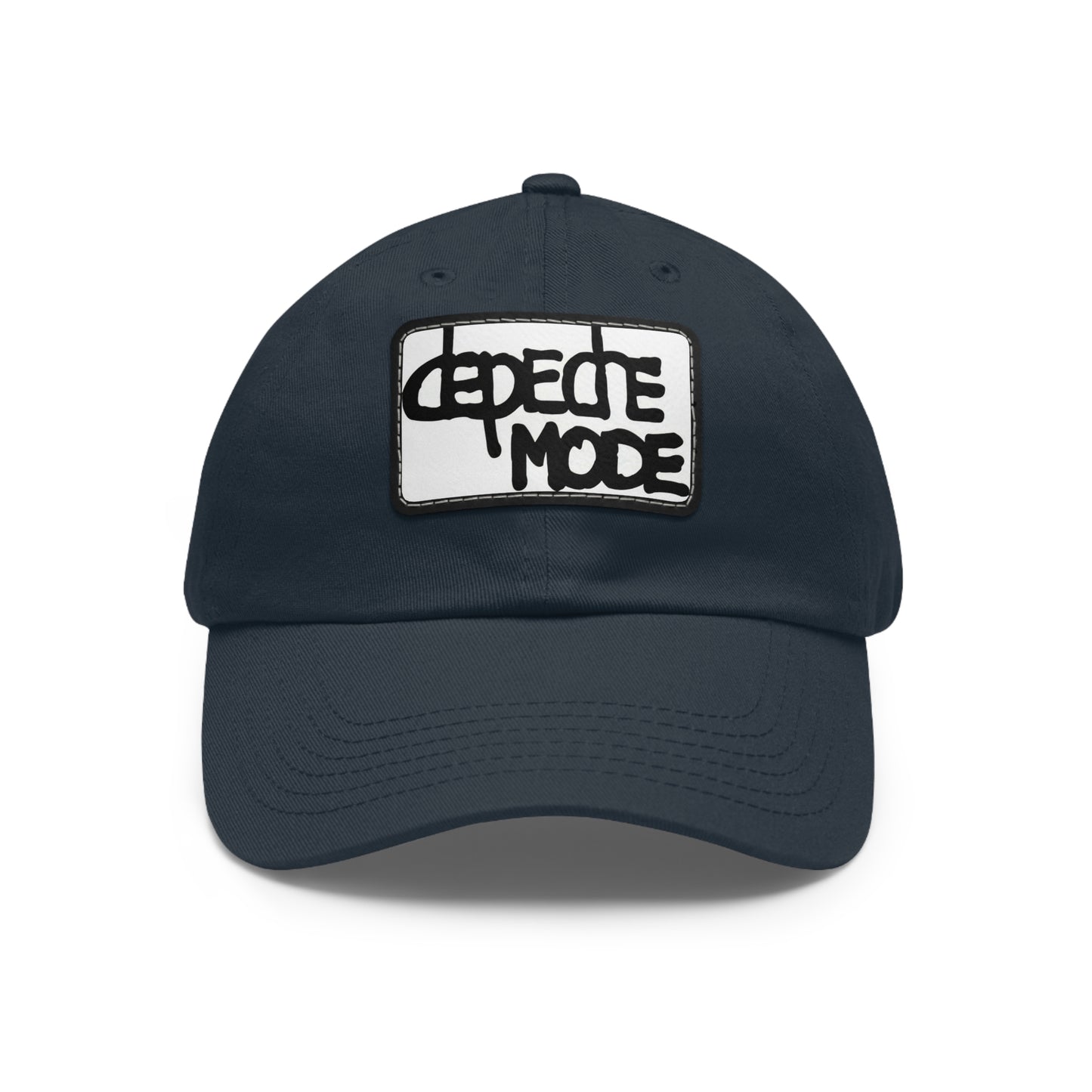 Depeche Mode Leather Patch Dad Cap