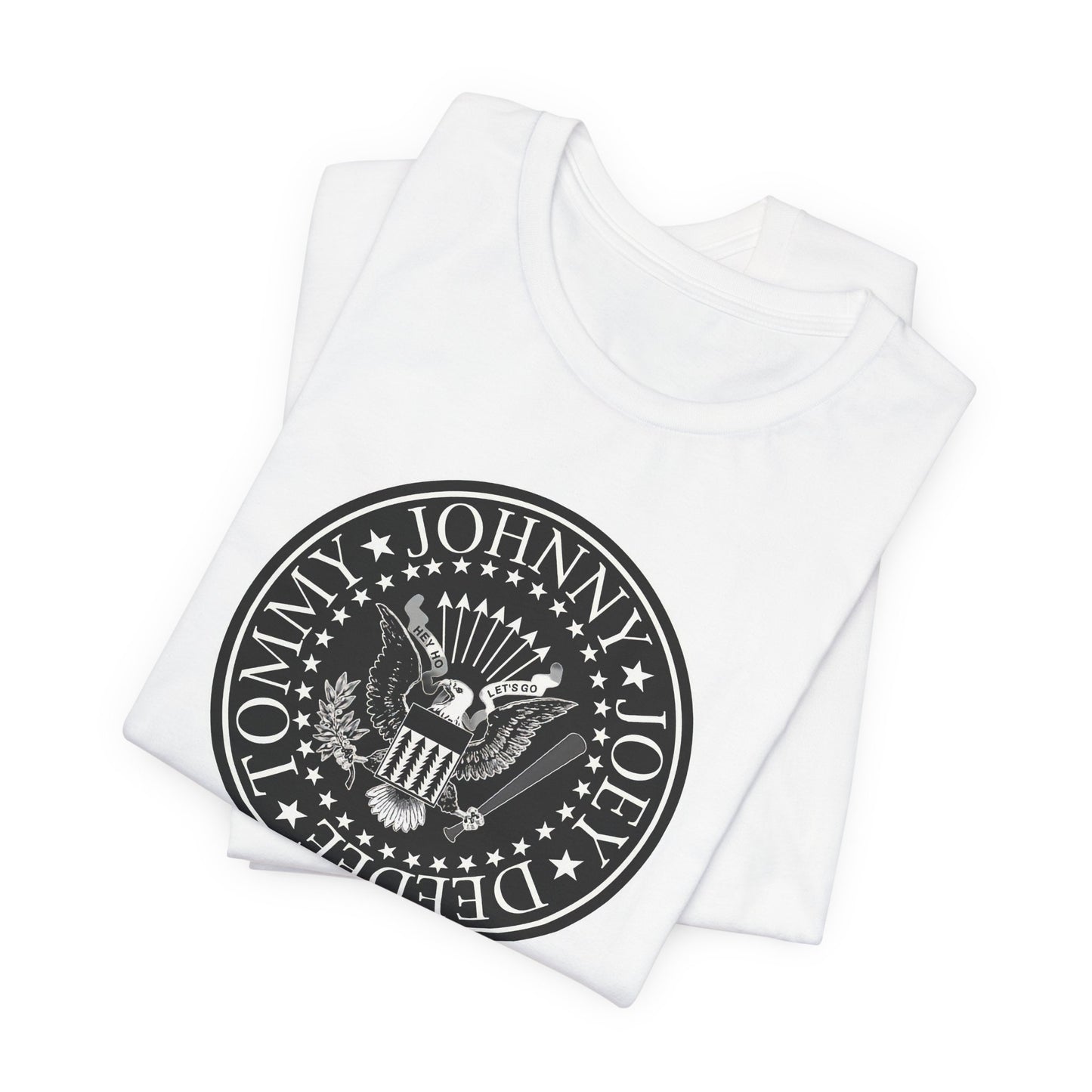 Ramones Logo White Cotton T-shirt