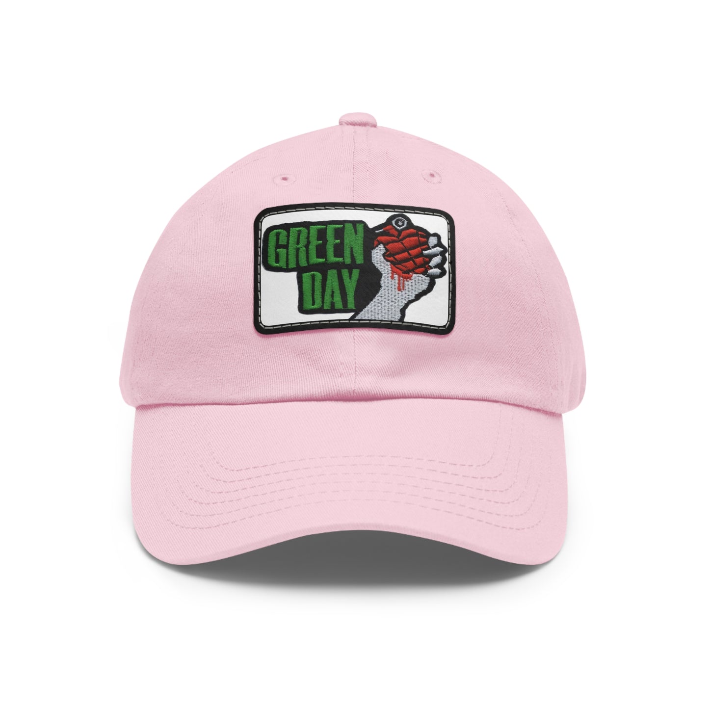 Green Day American Idiot Leather Patch Dad Cap