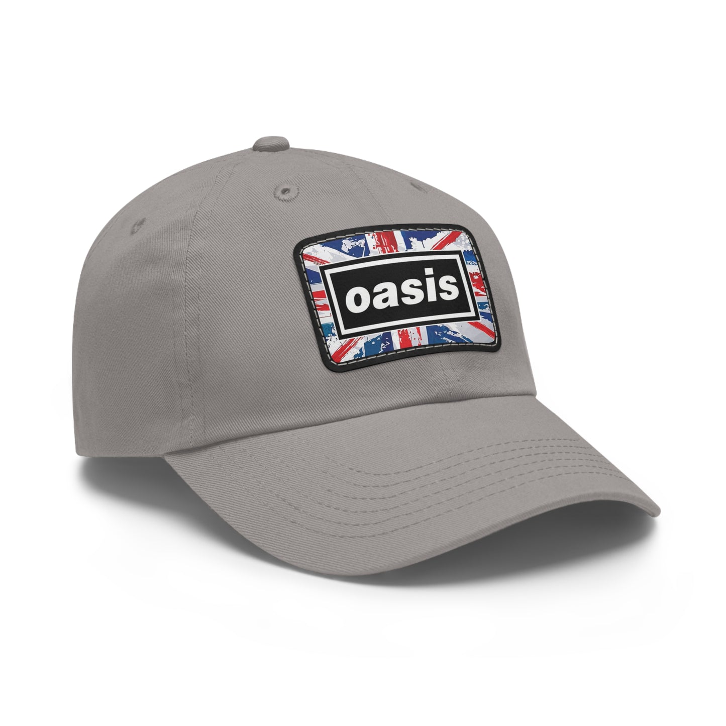 Oasis Logo Leather Patch Dad Cap
