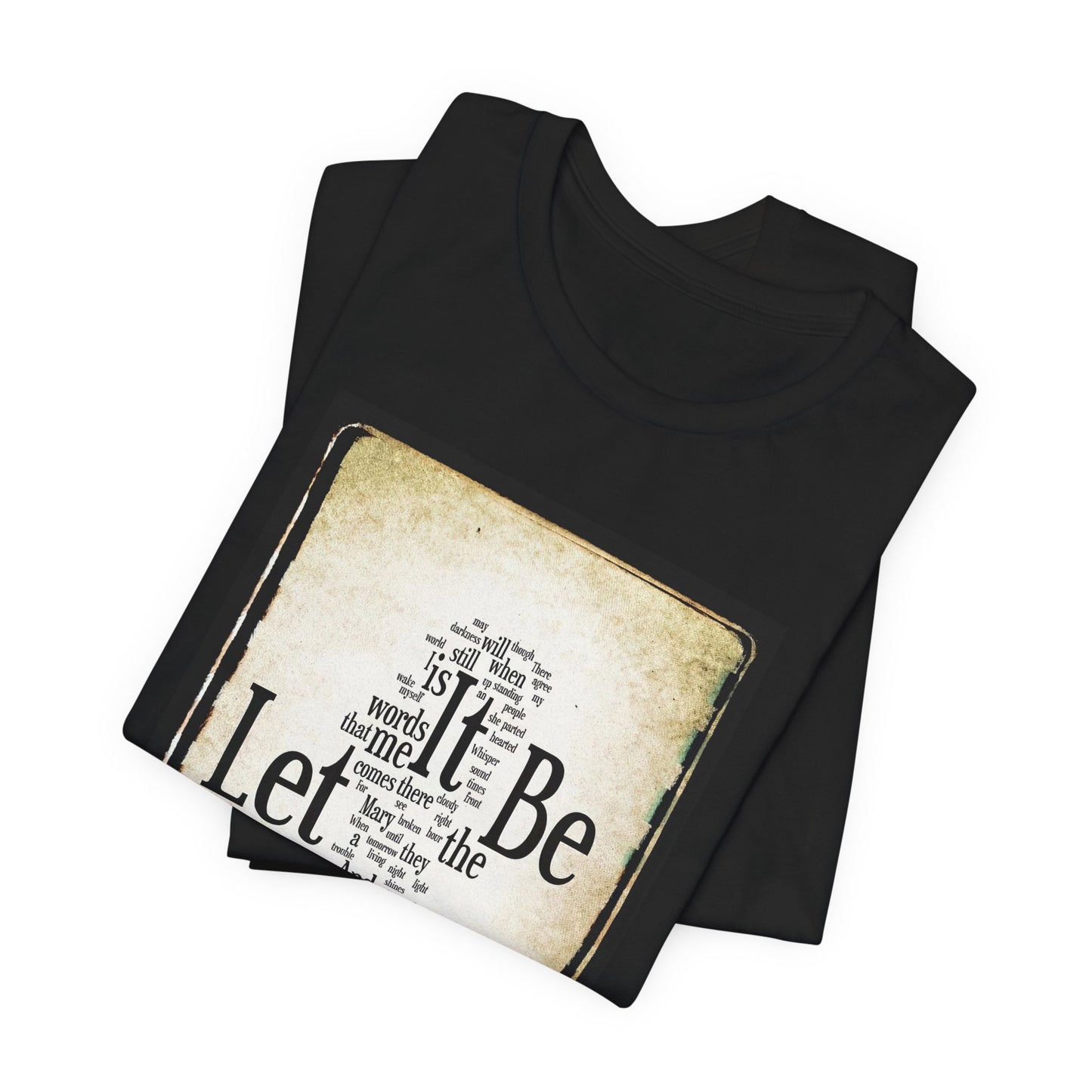 Vintage Beatles Let It Be Shirt - The Beatles T-shirt - Let It Be Cotton Short Sleeve - Unisex Beatles T-shirt - Beatles Gift