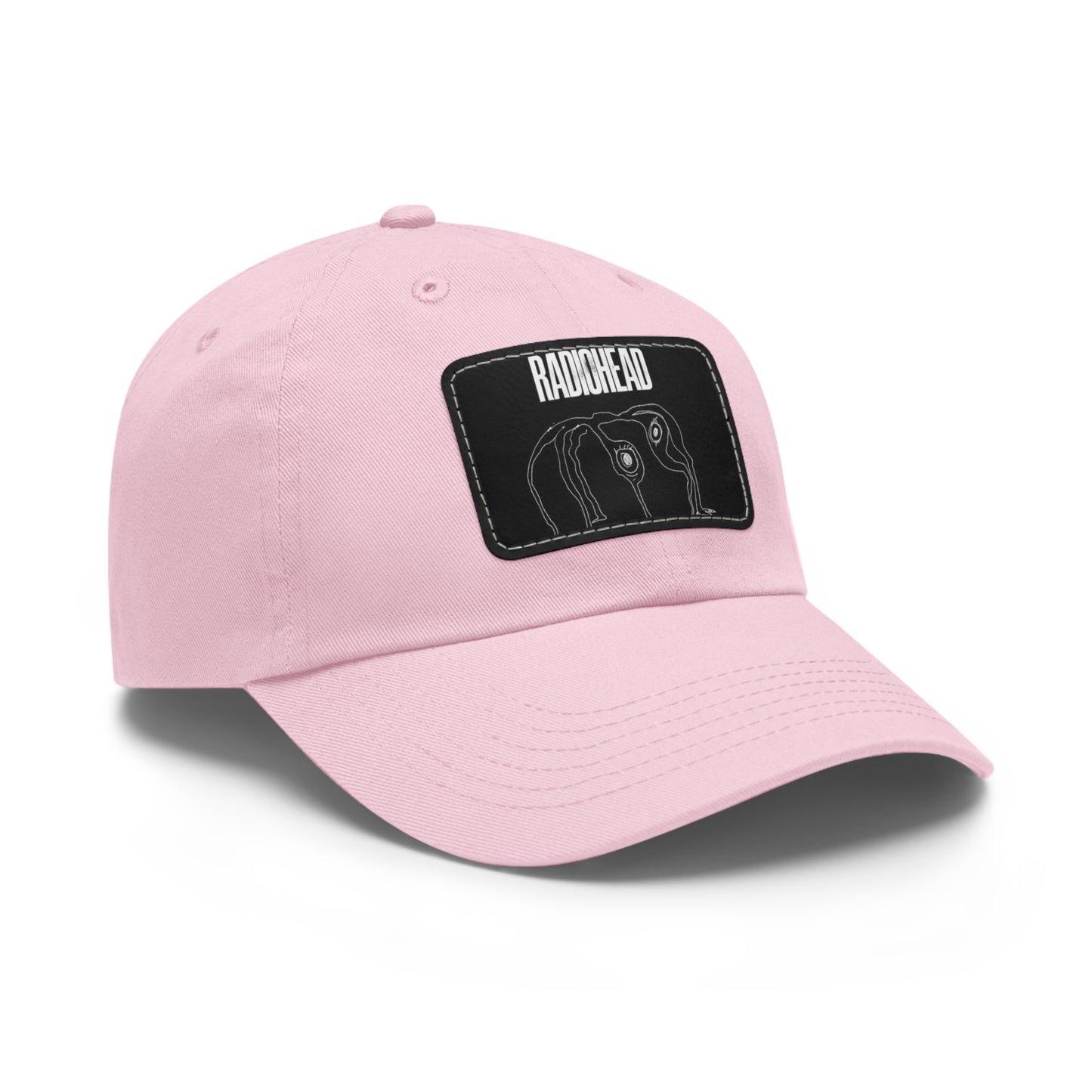 Radiohead Logo Leather Patch Dad Cap