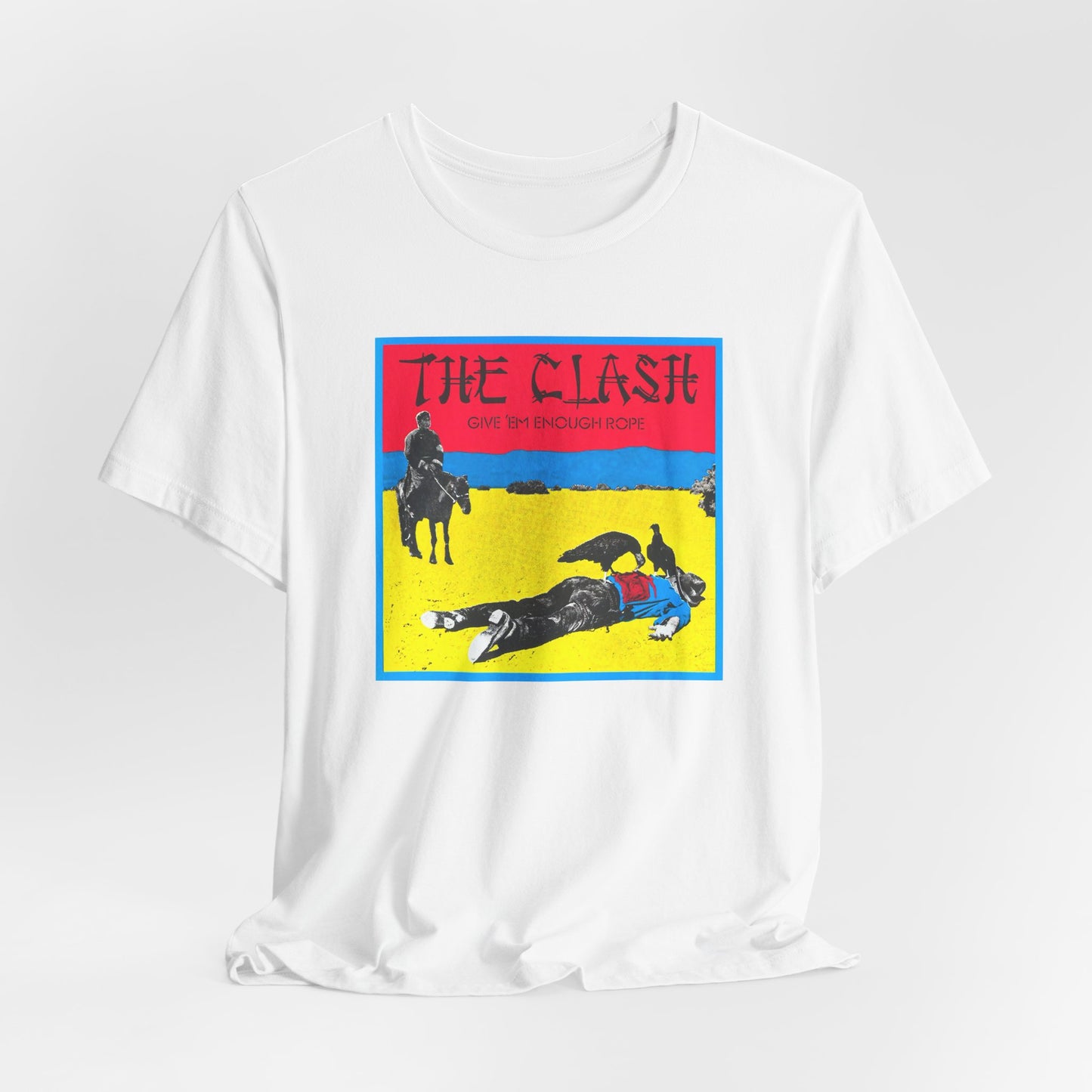The Clash T shirt - The Clash Give Em Enough Rope Shirt - The Clash Gift - Vintage Rare Punk The Clash Print Shirt