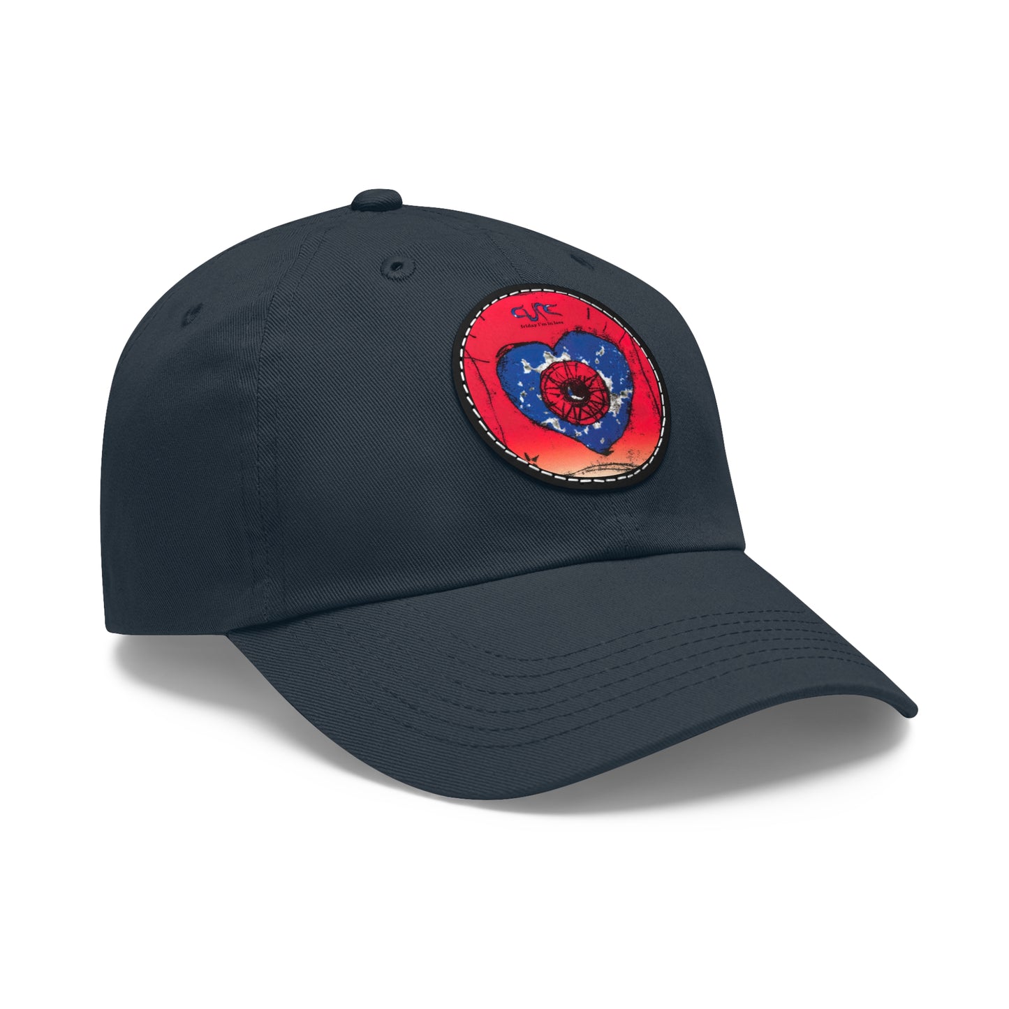 The Cure Leather Patch Dad Cap