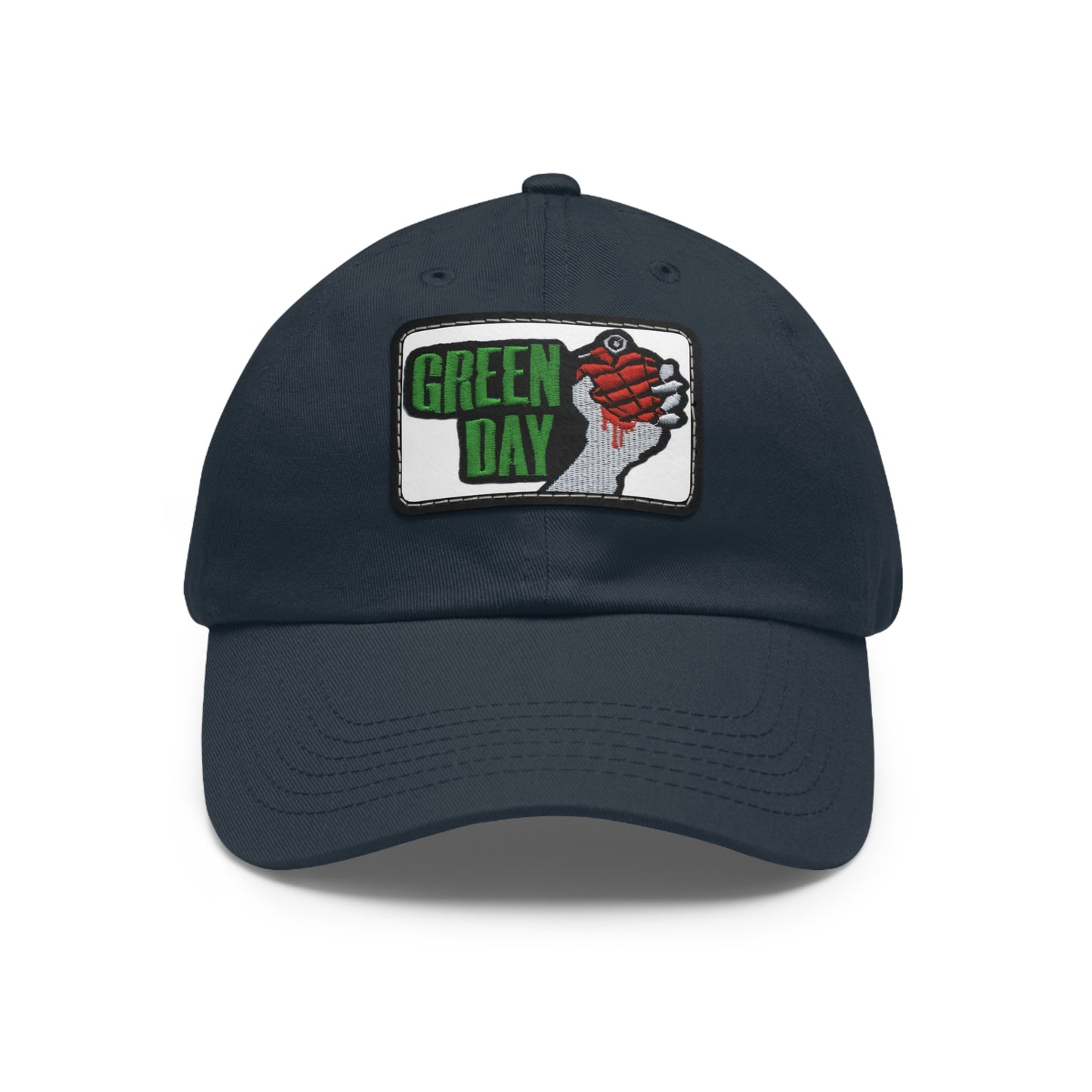 Green Day American Idiot Leather Patch Dad Cap