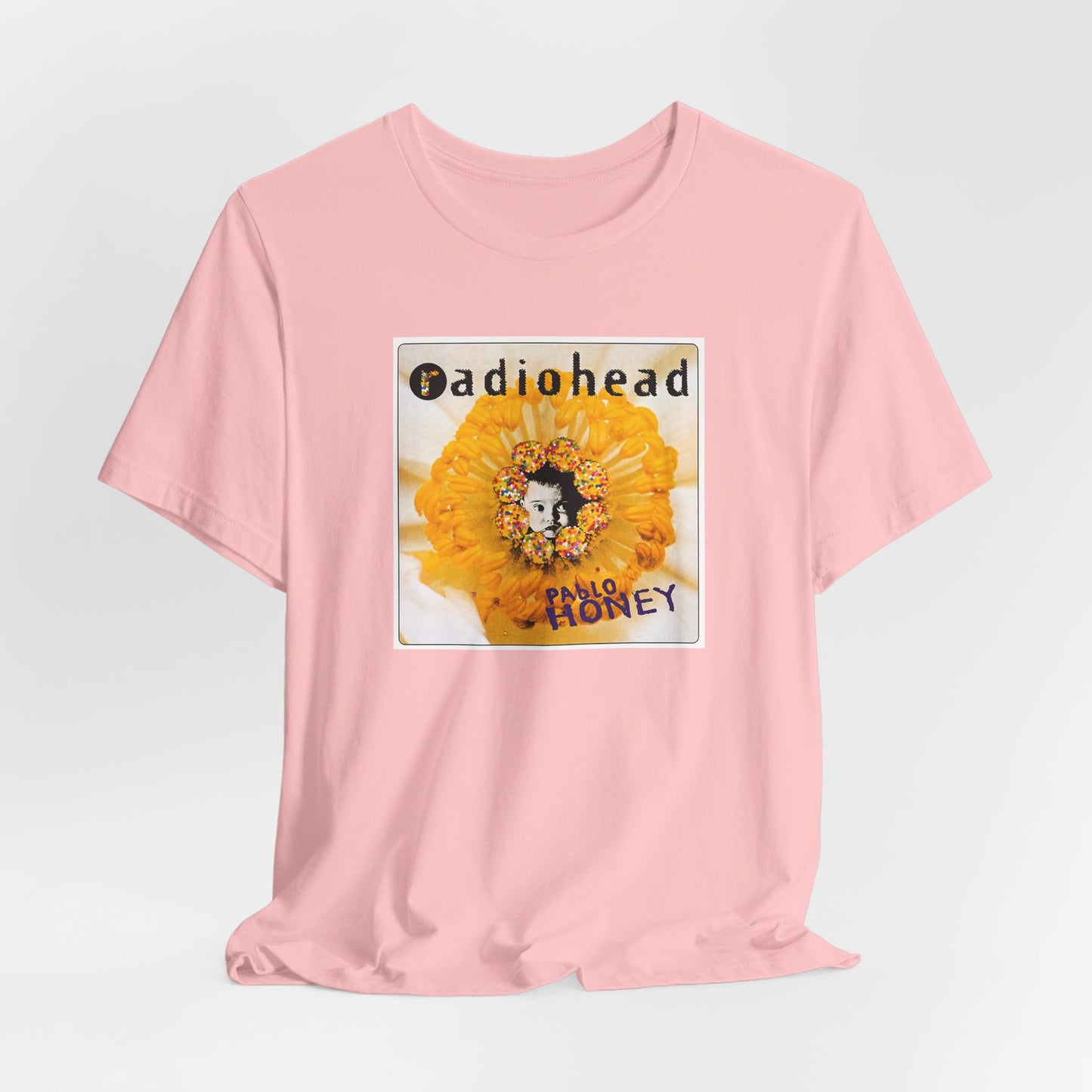 Radiohead T shirt - Radiohead Pablo Honey shirt - Radiohead Gift - Short Sleeve Cotton Radiohead - Pablo Honey Print Tee
