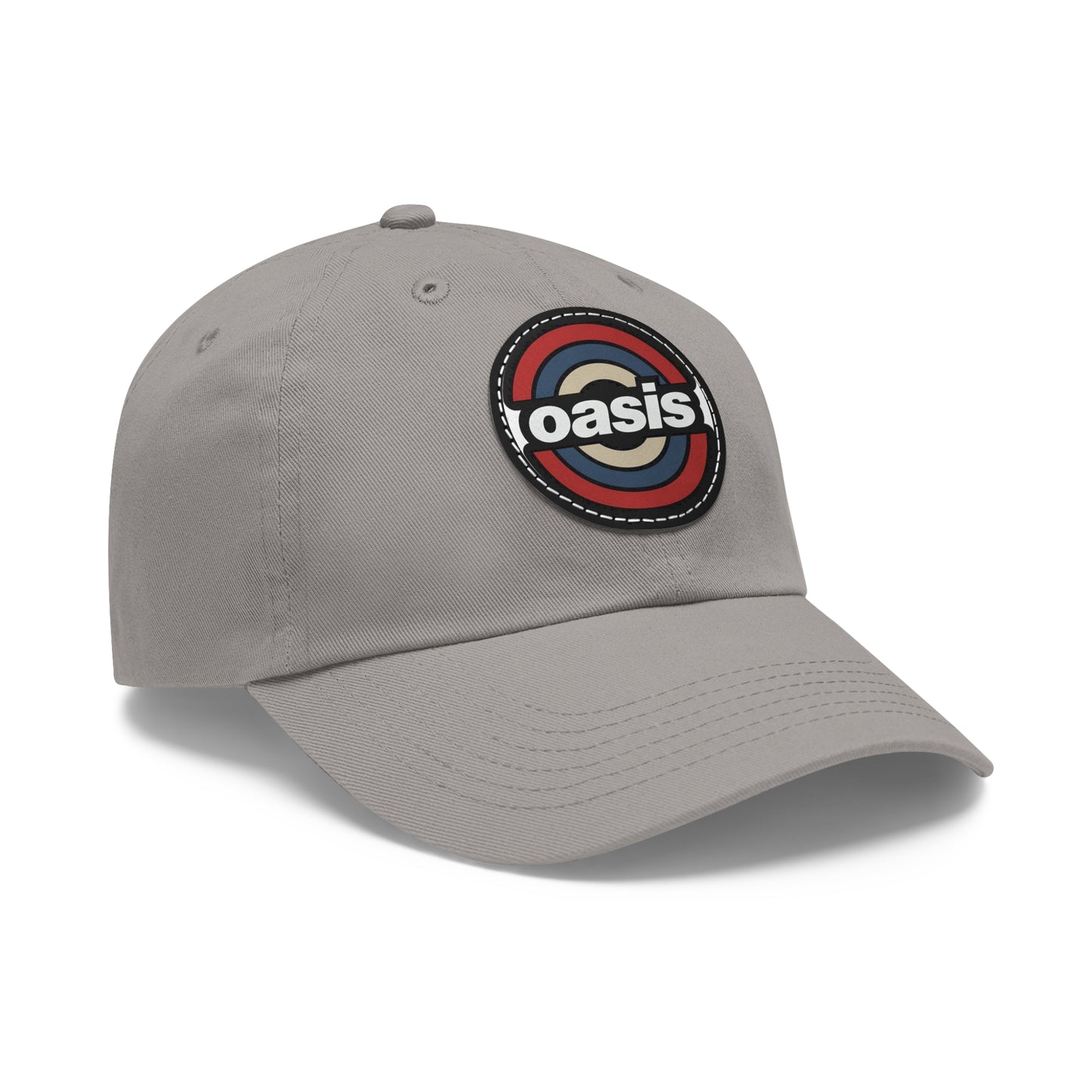 Oasis Logo Dad Cap with Leather Patch