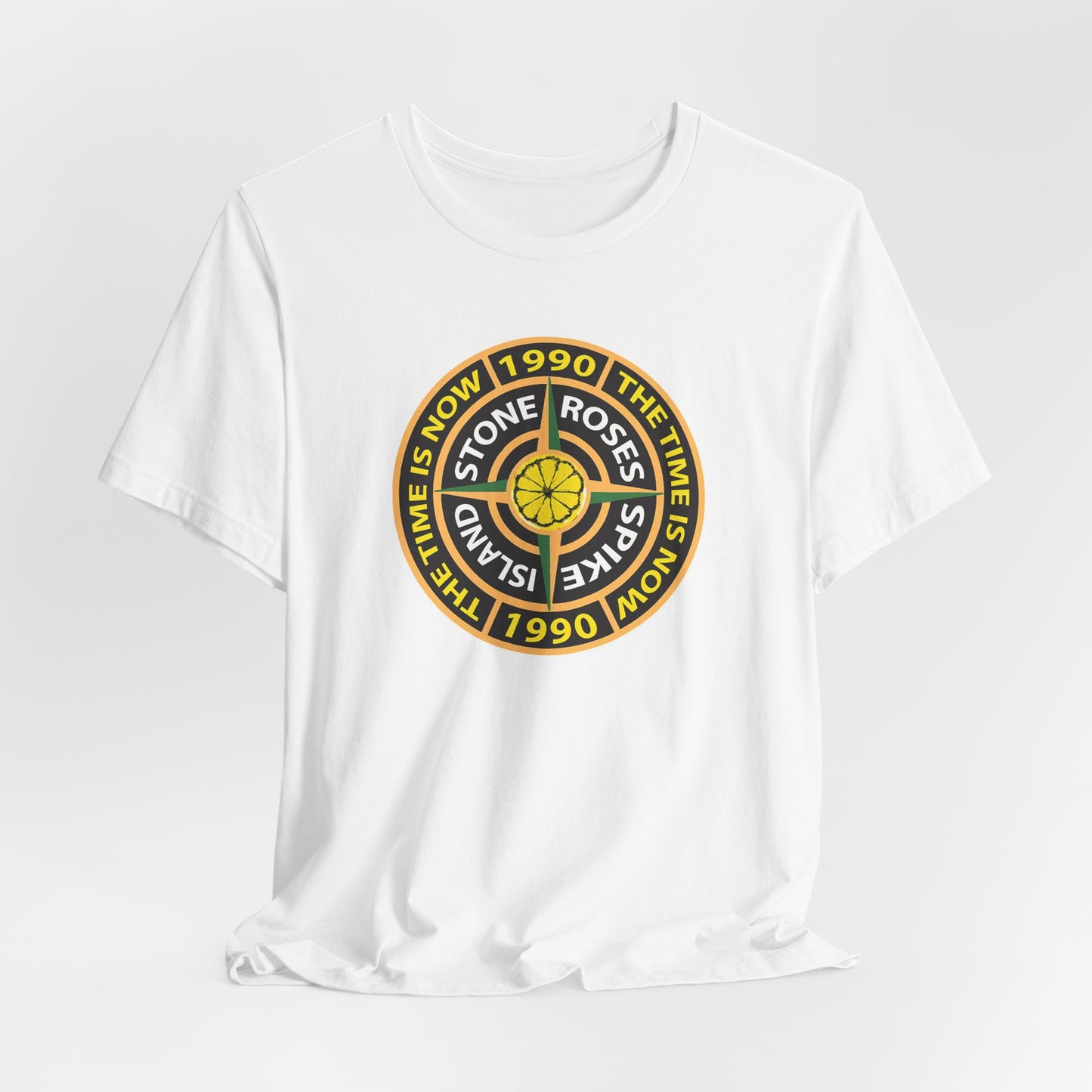 Stone Roses Spike Island White Cotton T-shirt