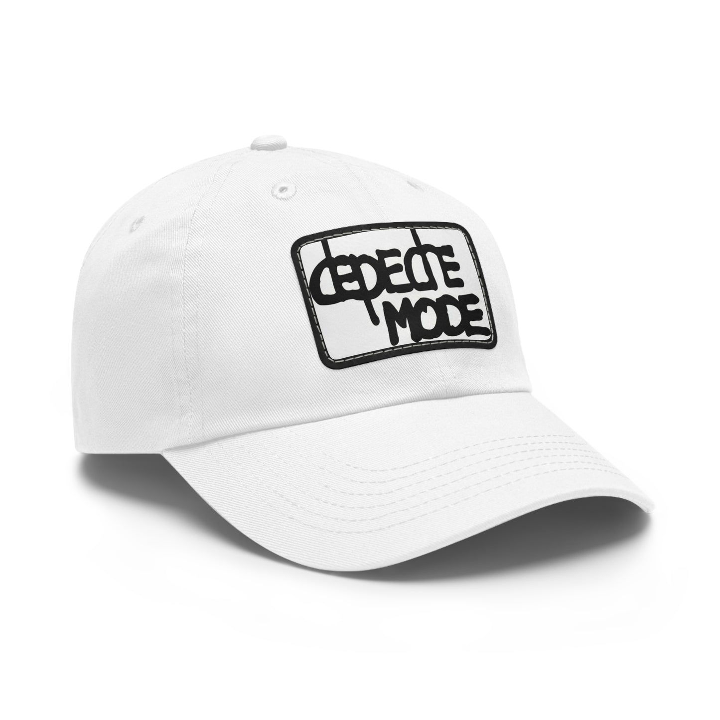 Depeche Mode Leather Patch Dad Cap
