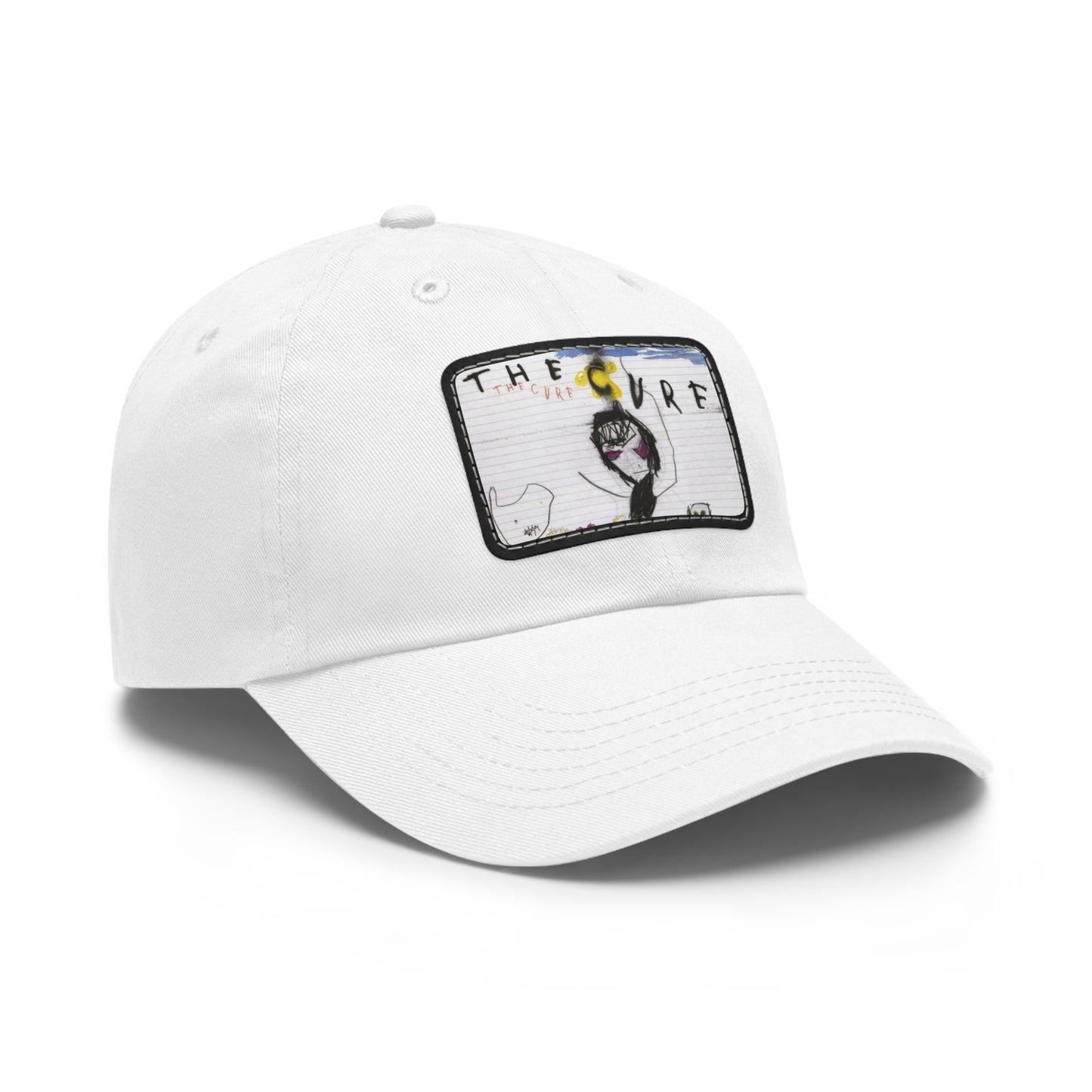 The Cure Leather Patch Dad Cap