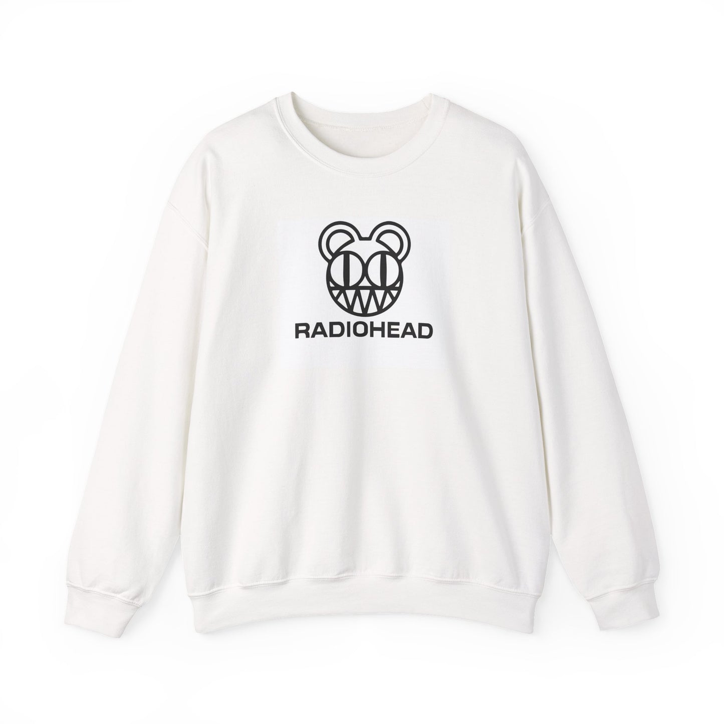 Radiohead Logo White Sweatshirt