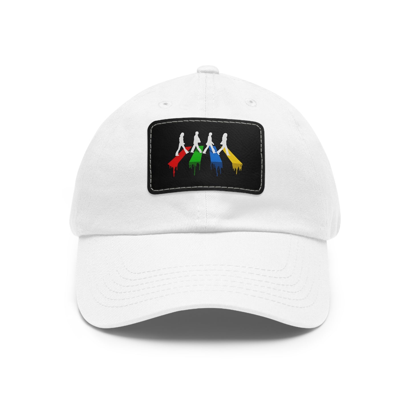 Beatles Abbey Road Dad Cap with Leather Patch