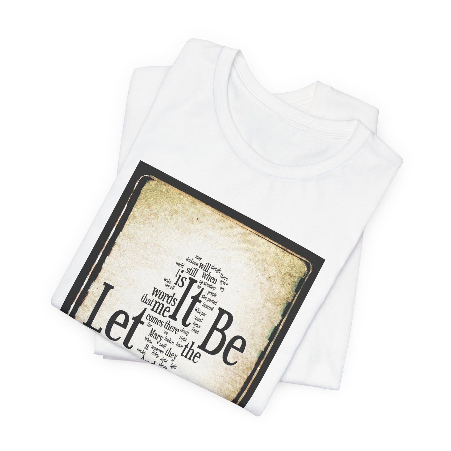 Vintage Beatles Let It Be Shirt - The Beatles T-shirt - Let It Be Cotton Short Sleeve - Unisex Beatles T-shirt - Beatles Gift
