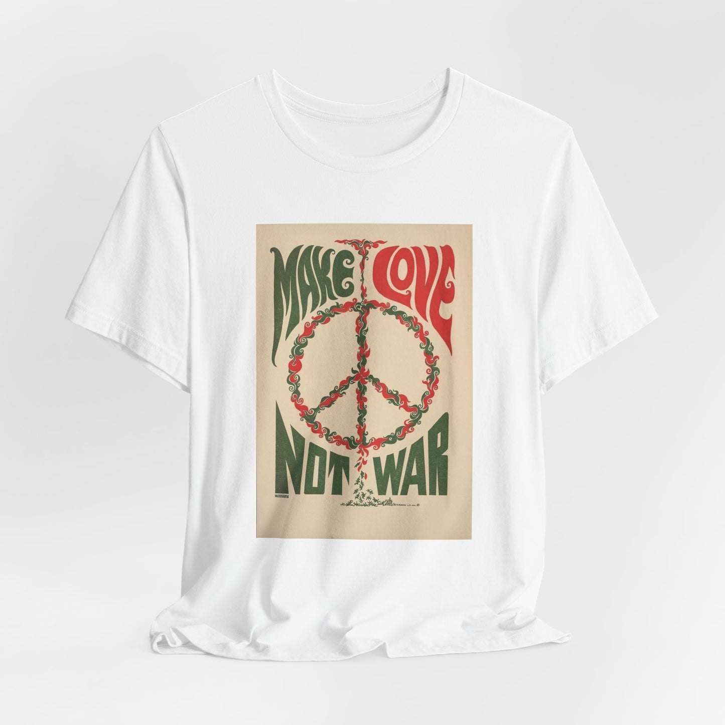 Woodstock 1969 Make Love Not War Tee