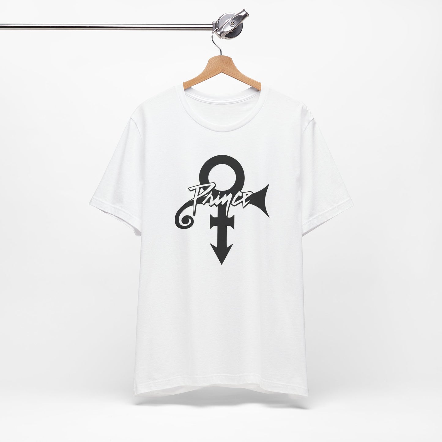 White Cotton Prince Logo T-shirt