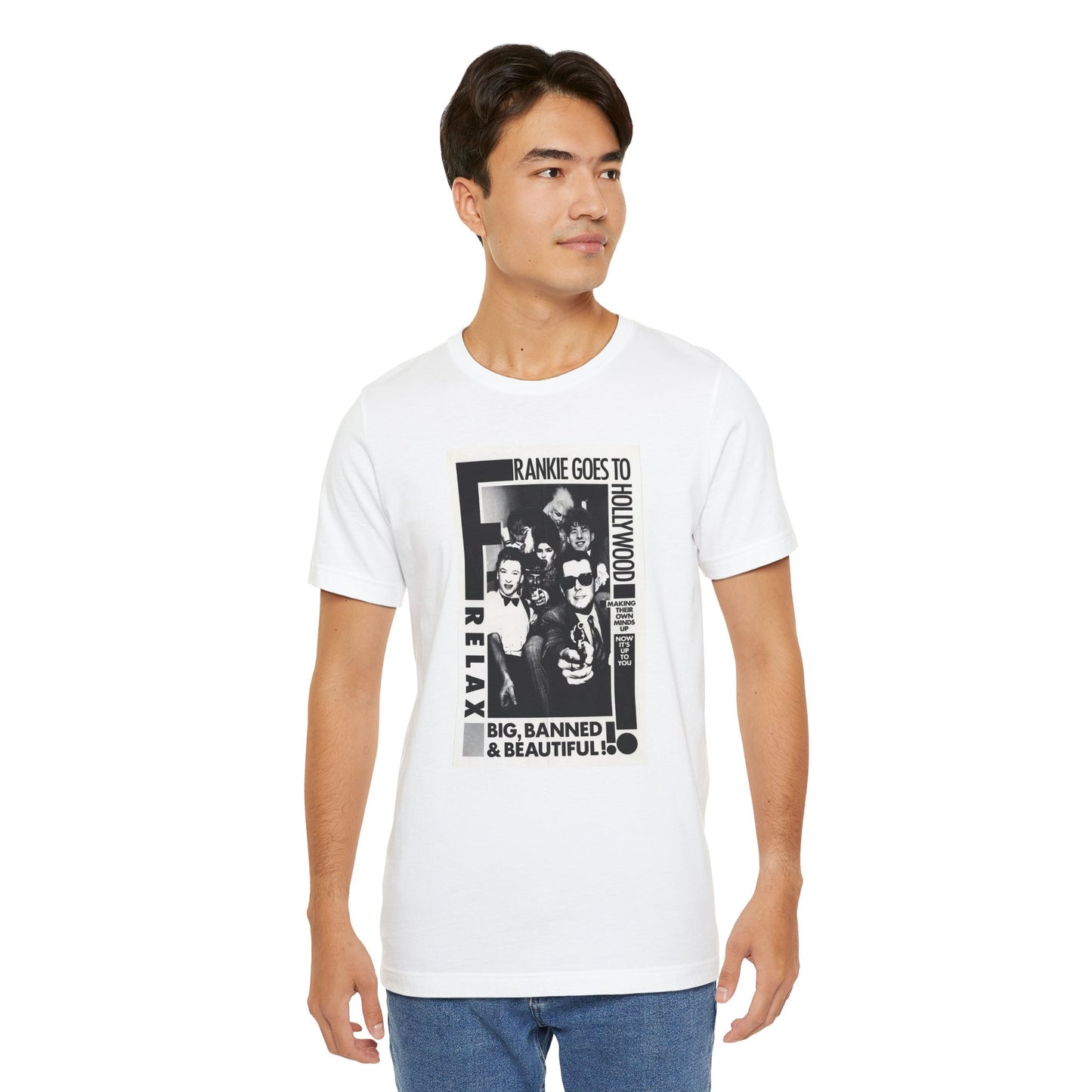 Frankie Goes To Hollywood Relax white Cotton T-shirt
