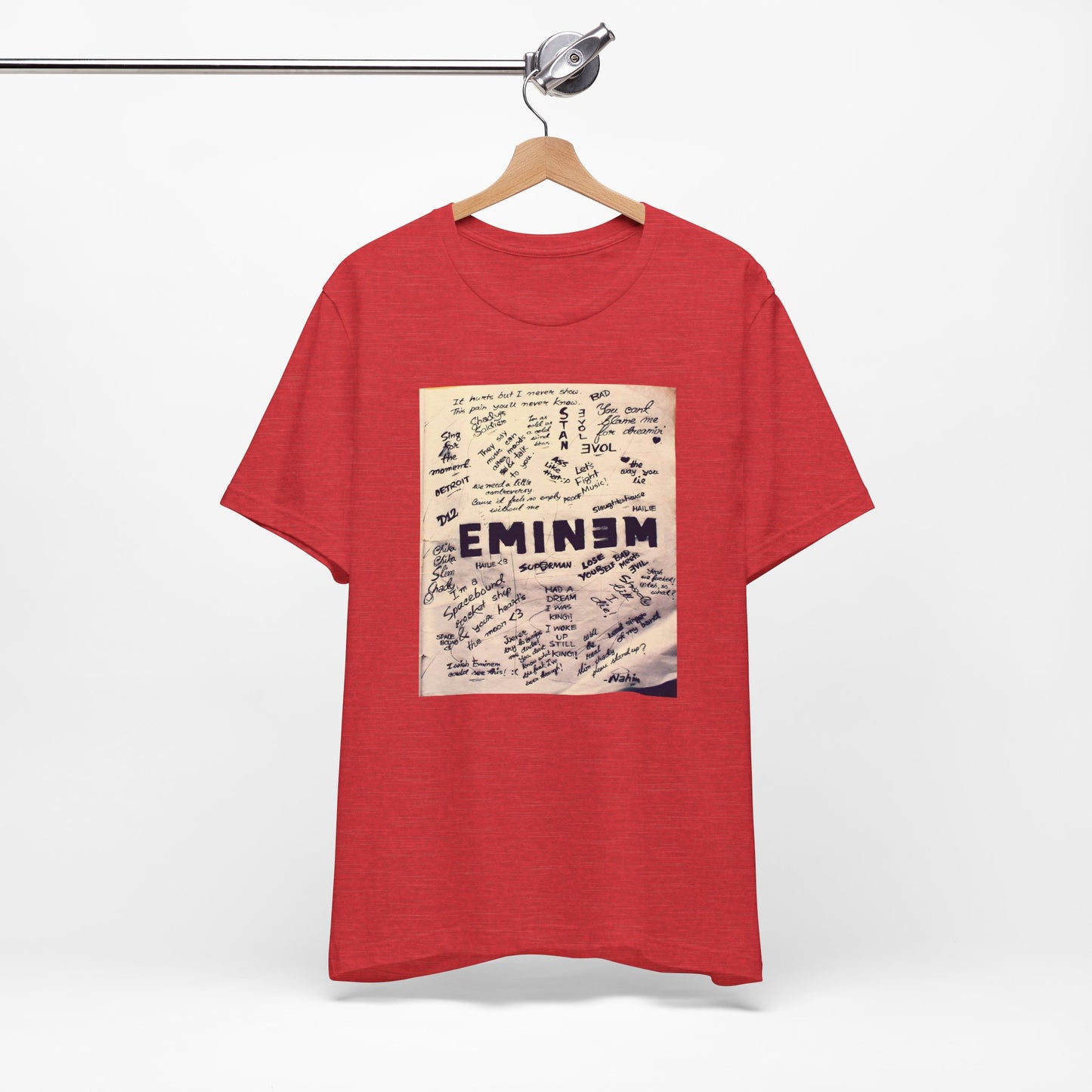Eminem Song Titles T-shirt - Vintage Eminem shirt - Slim shady Shirt - Unisex Cotton Eminem Tee - Eminem Gift - Rap Shirt - Hip-hop T-shirt