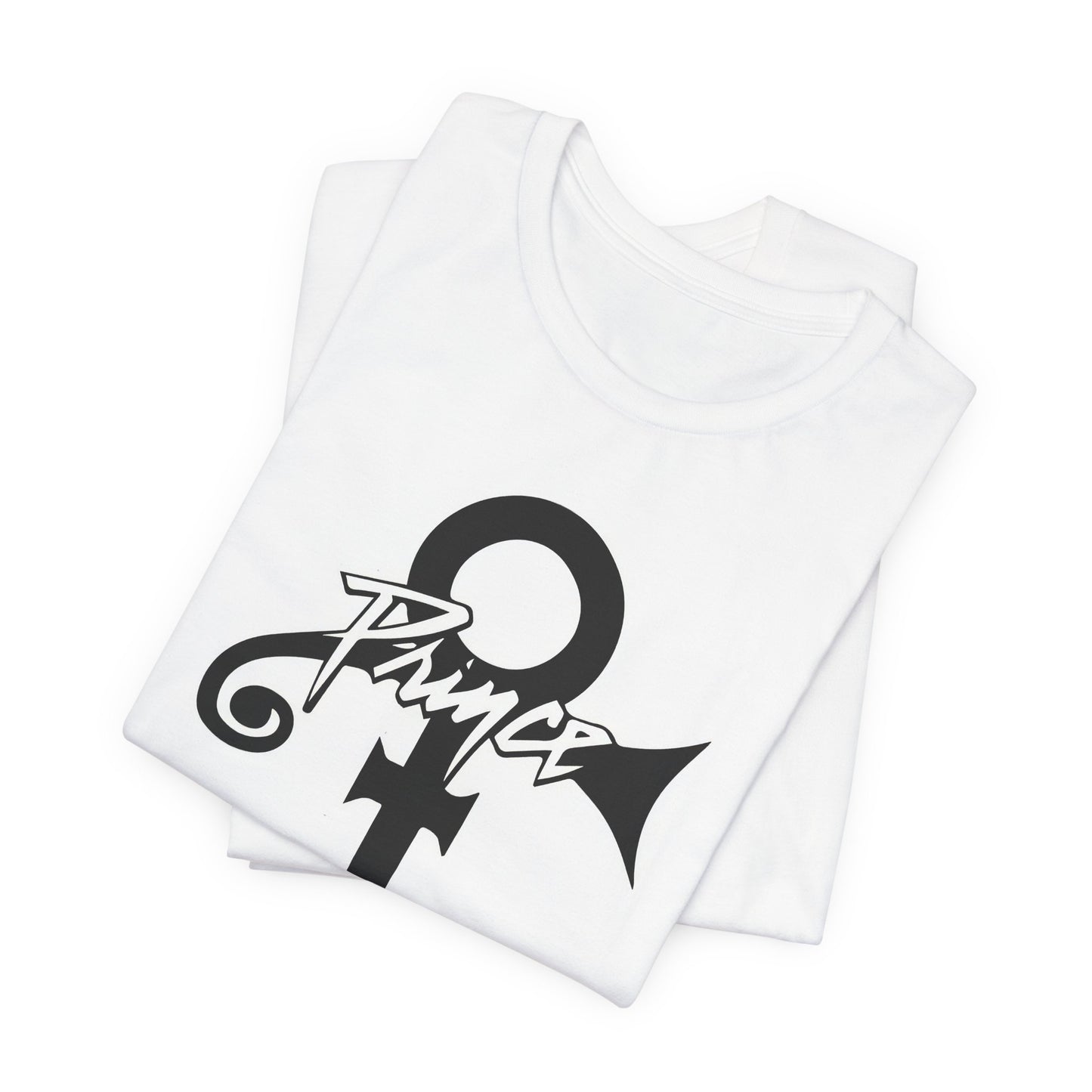 White Cotton Prince Logo T-shirt