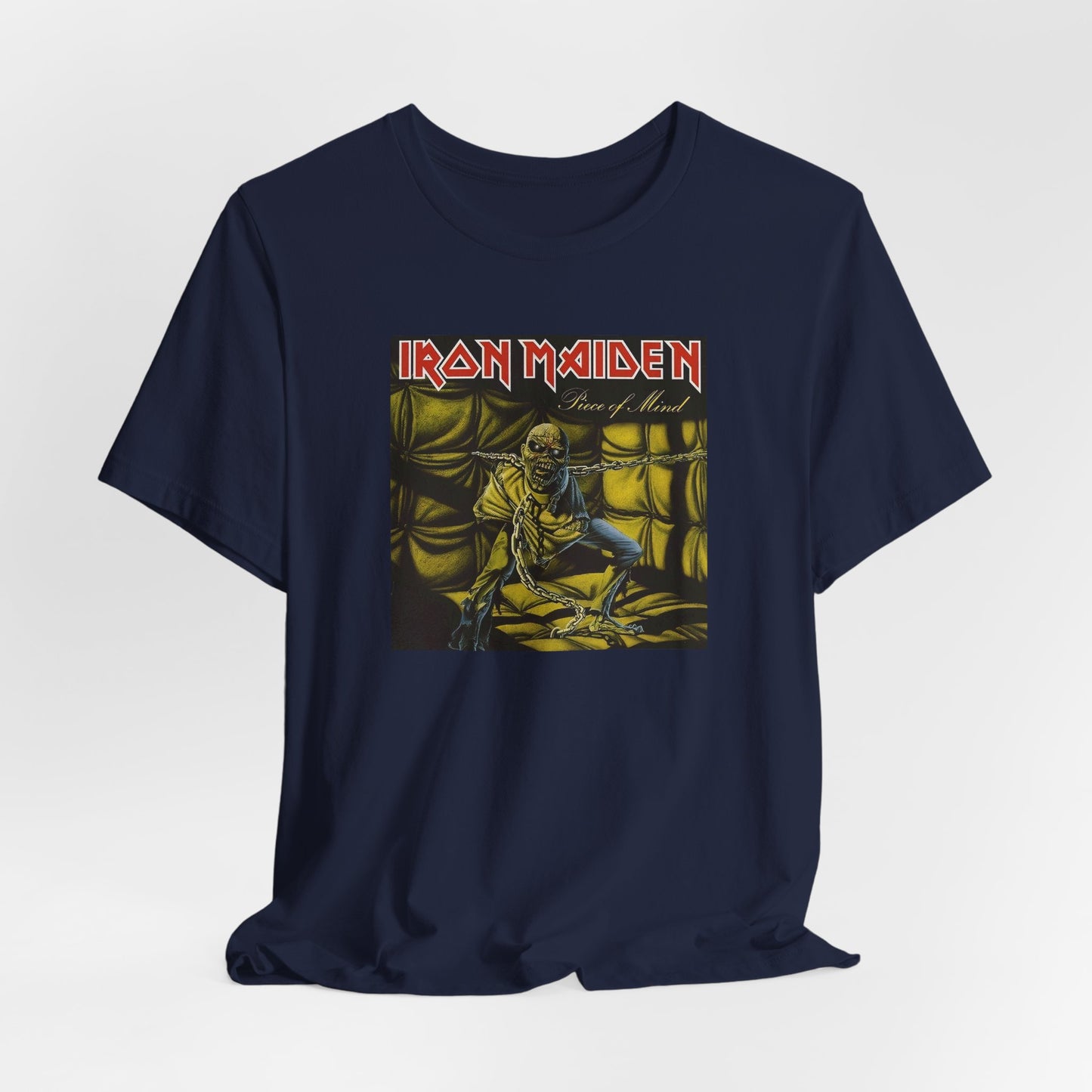 Iron Maiden Piece of Mind T-shirt - Vintage Cotton Iron Maiden Piece of Mind Shirt - Iron Maiden Graphic Band Print Tee