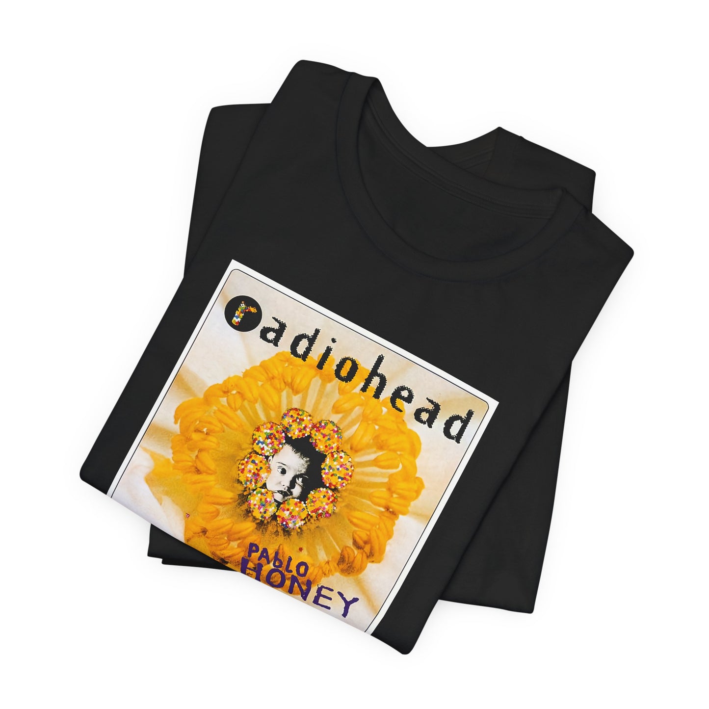 Radiohead T shirt - Radiohead Pablo Honey shirt - Radiohead Gift - Short Sleeve Cotton Radiohead - Pablo Honey Print Tee
