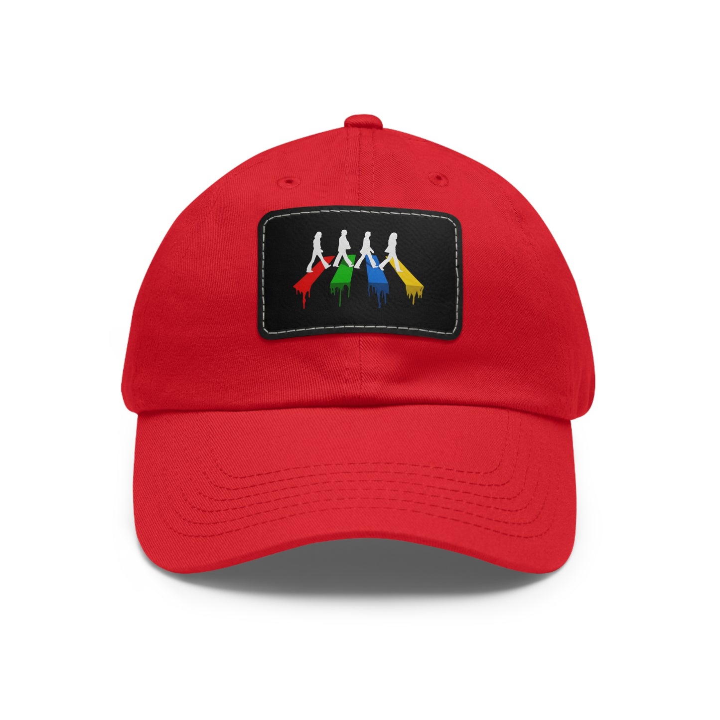 Beatles Abbey Road Dad Cap with Leather Patch