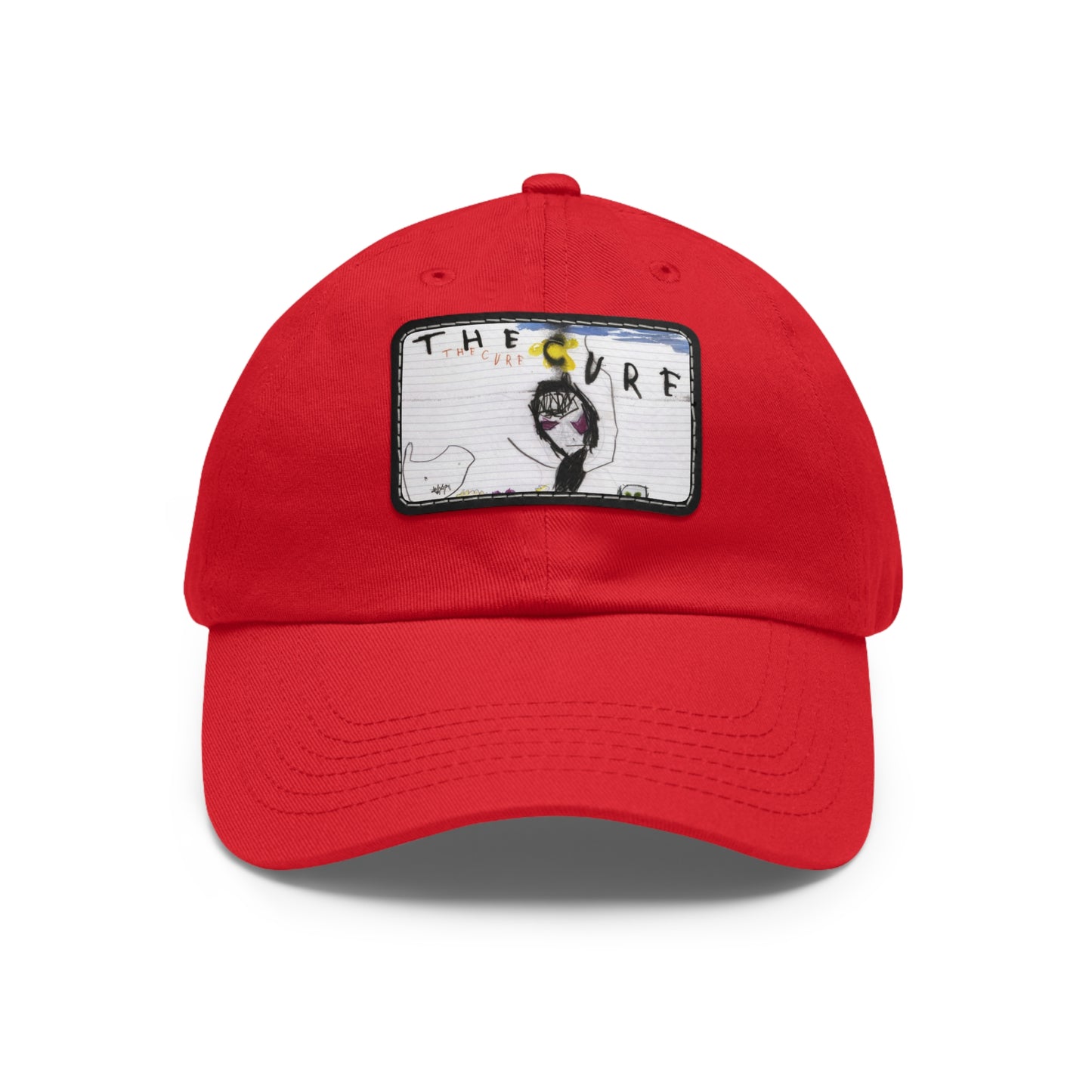 The Cure Leather Patch Dad Cap