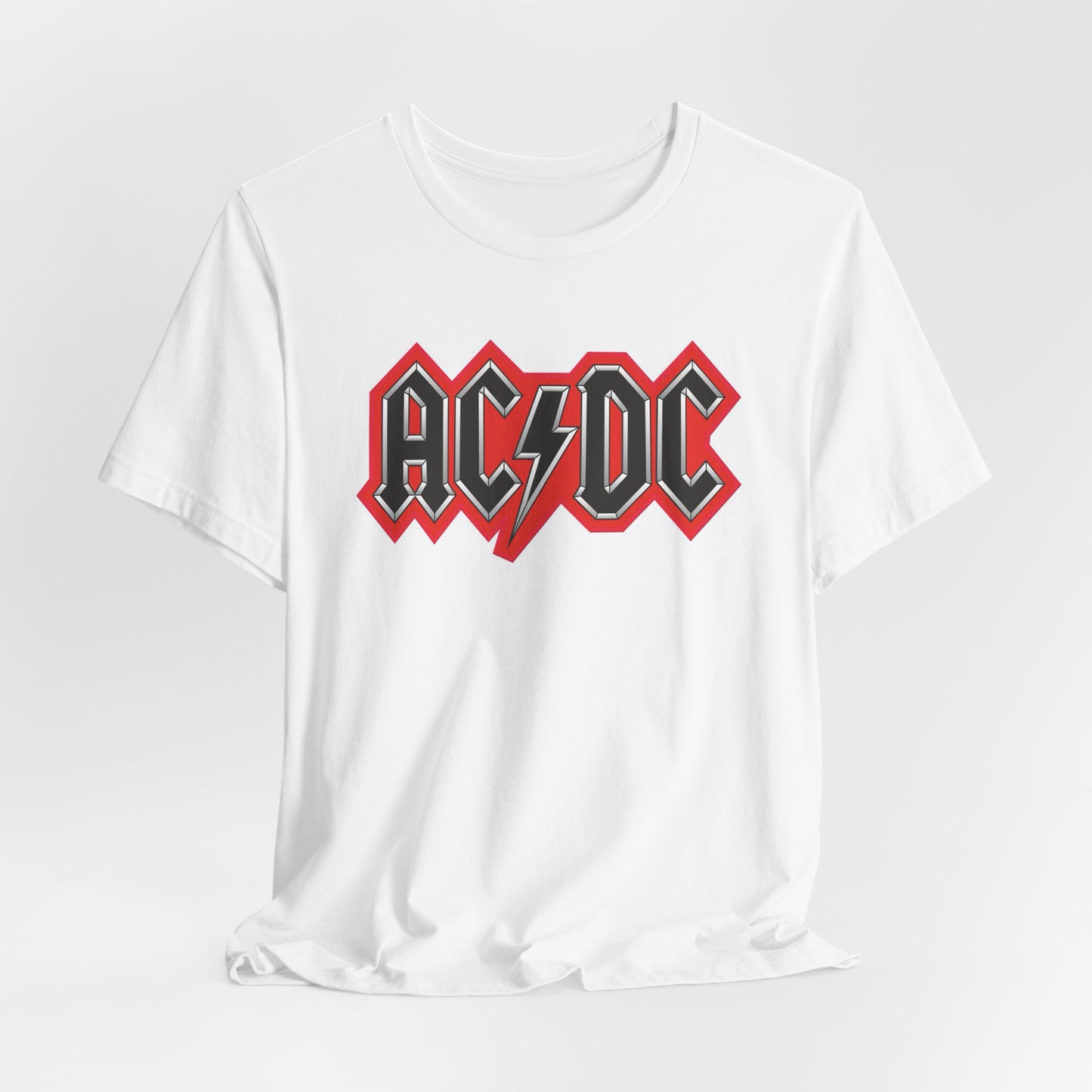 AC/DC White Cotton T-shirt
