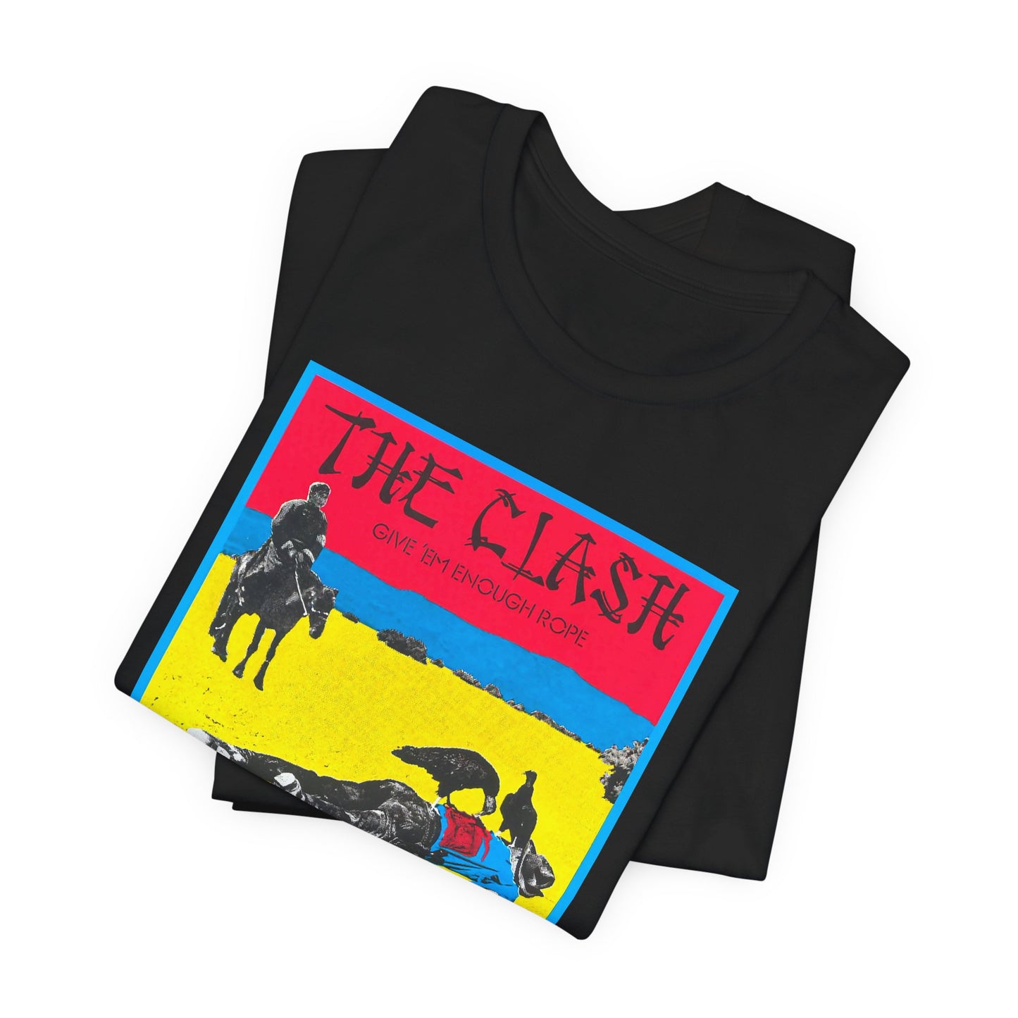 The Clash T shirt - The Clash Give Em Enough Rope Shirt - The Clash Gift - Vintage Rare Punk The Clash Print Shirt