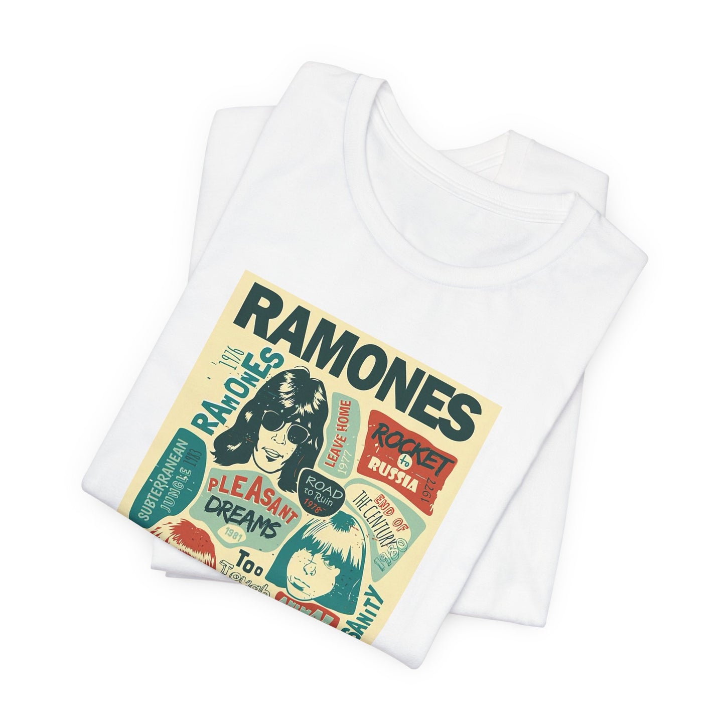 Ramones Songs and Albums T-shirt