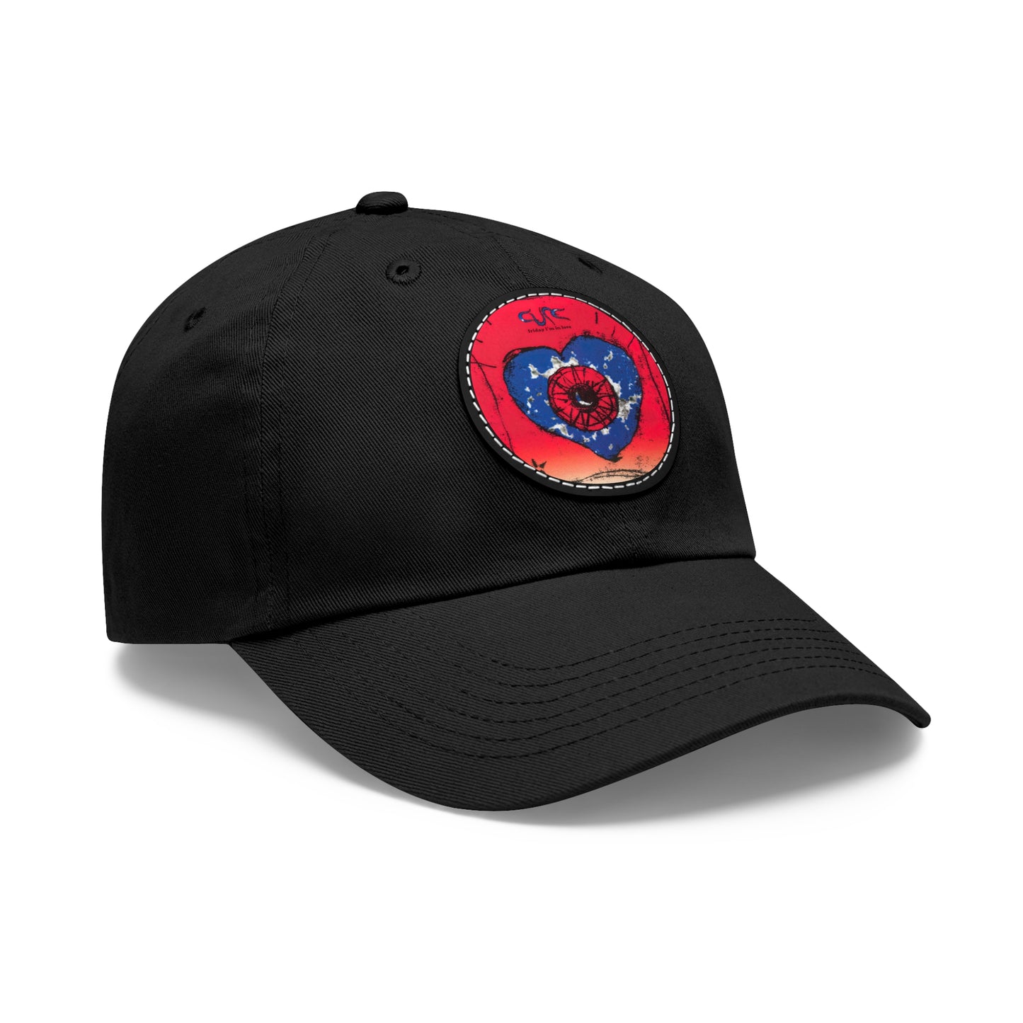 The Cure Leather Patch Dad Cap