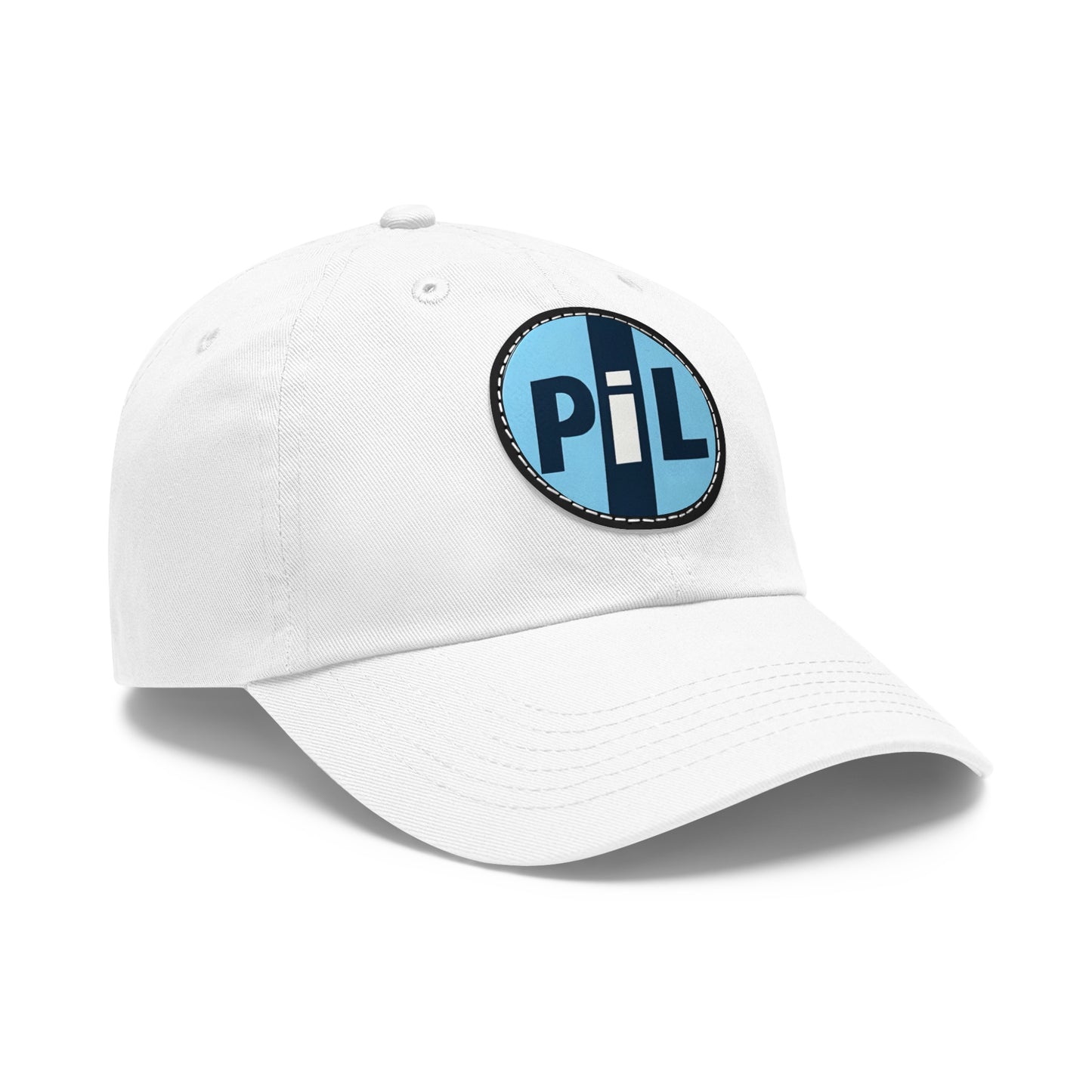 Public Image Ltd PiL Leather Patch Dad Cap