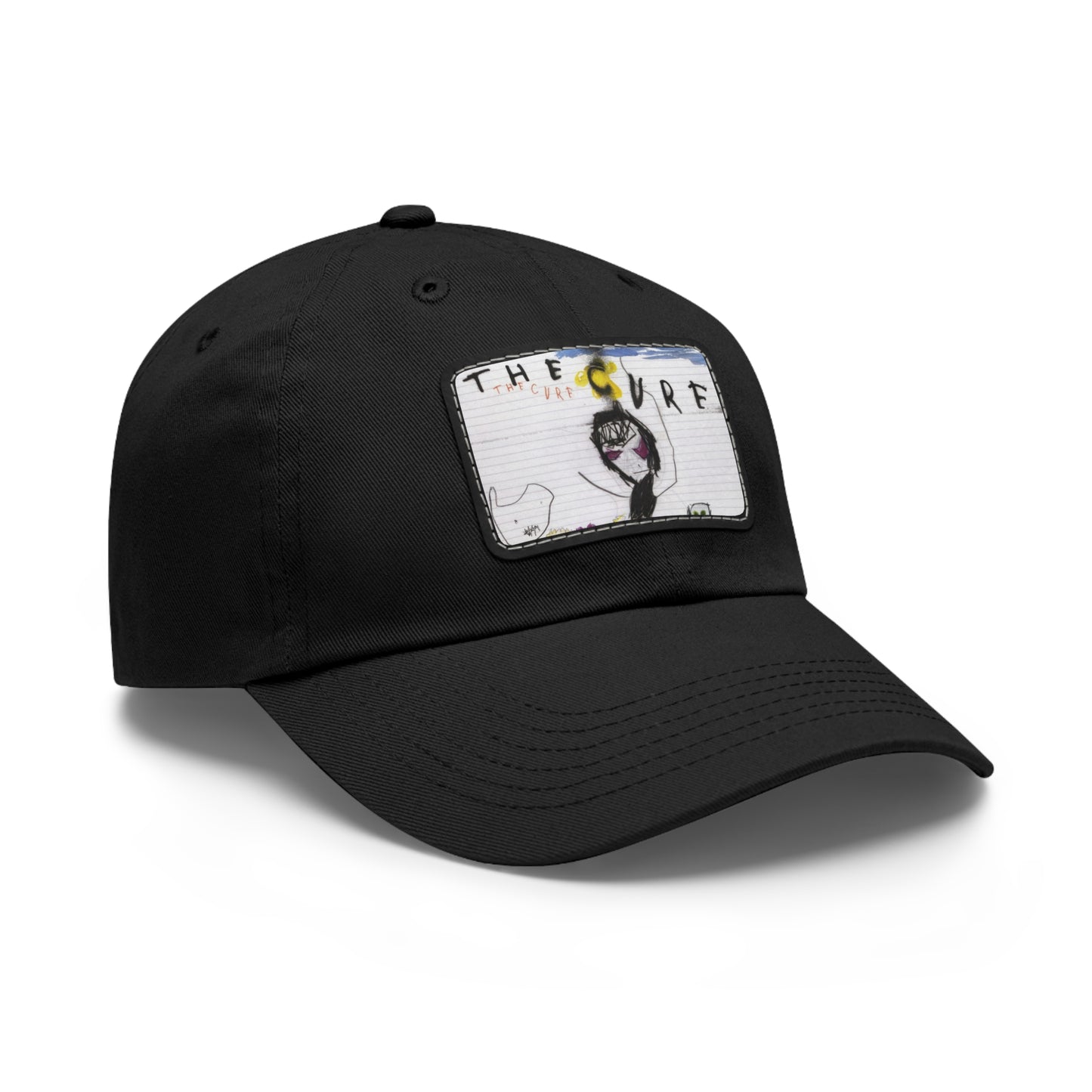 The Cure Leather Patch Dad Cap