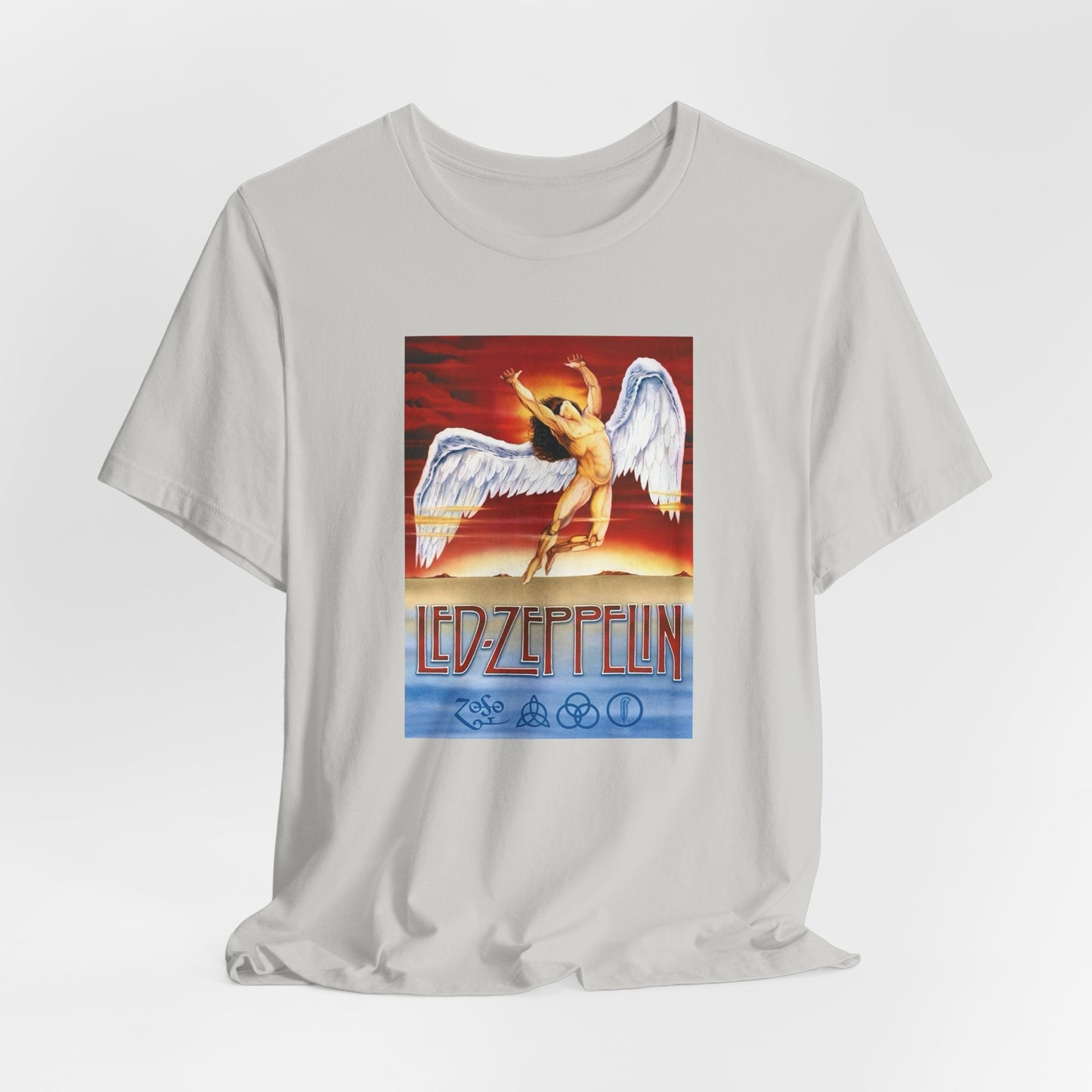 Led Zeppelin Logo Swan Song Zoso Shirt - Collectors Led Zep Logo Shirt - Unisex Cotton Led Zeppelin T-shirt - Led Zep Gift
