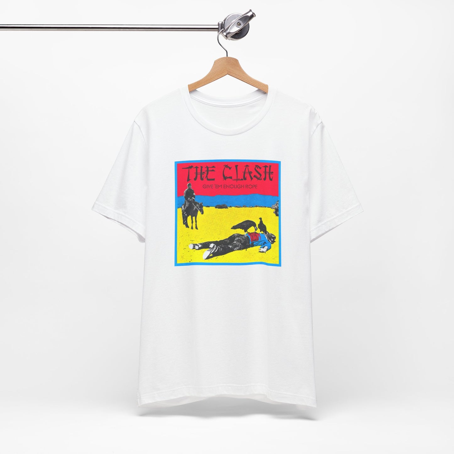 The Clash T shirt - The Clash Give Em Enough Rope Shirt - The Clash Gift - Vintage Rare Punk The Clash Print Shirt