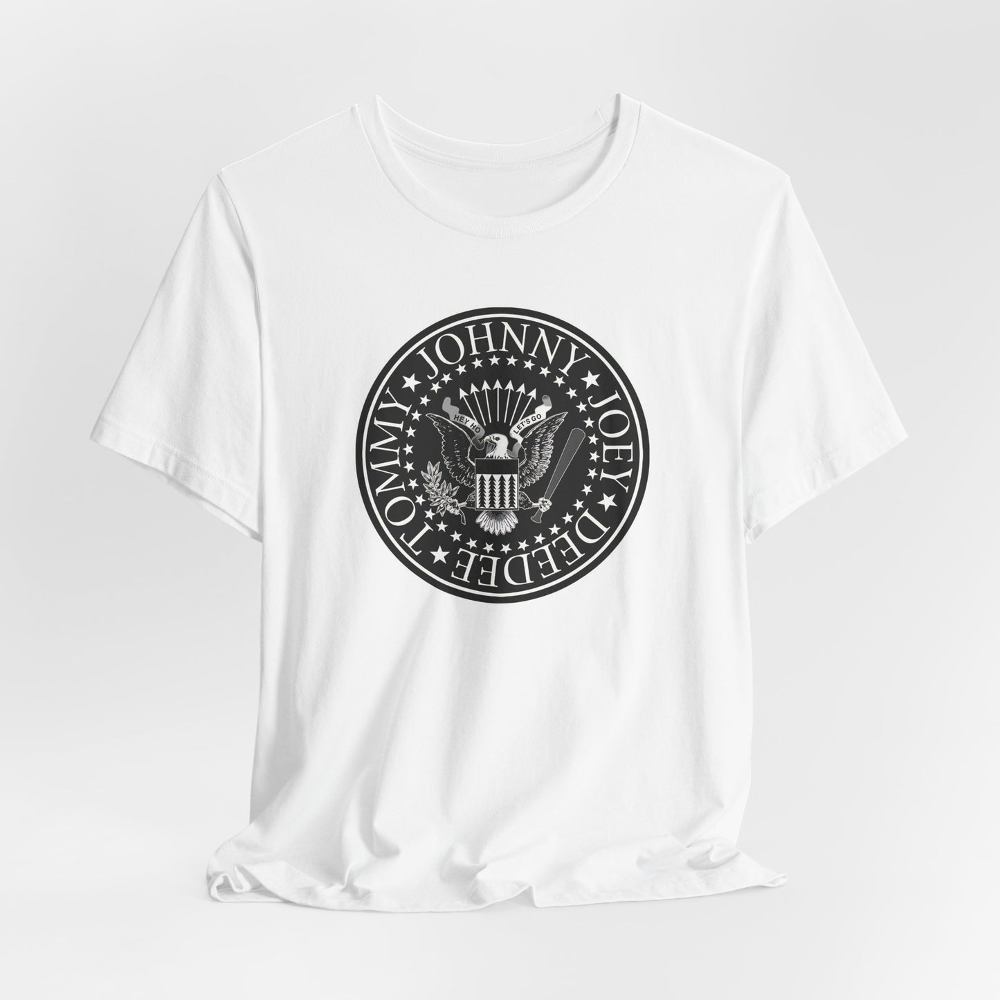 Ramones Logo White Cotton T-shirt