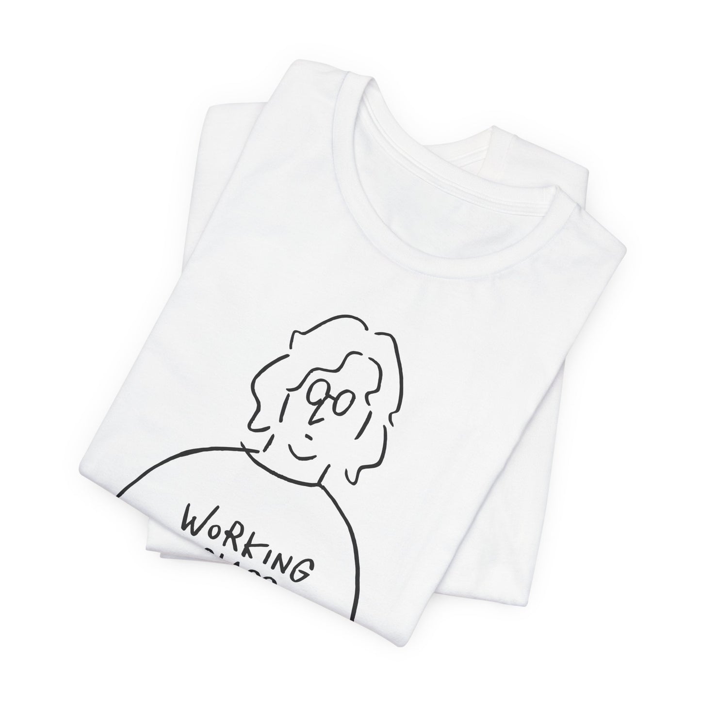 White Cotton John Lennon Working Class Hero T-shirt