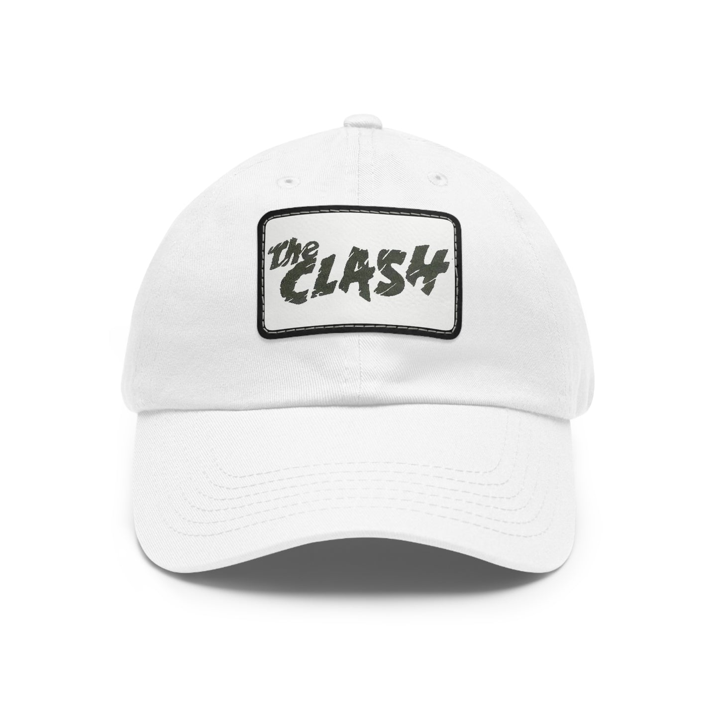 The Clash Leather Patch Dad Cap