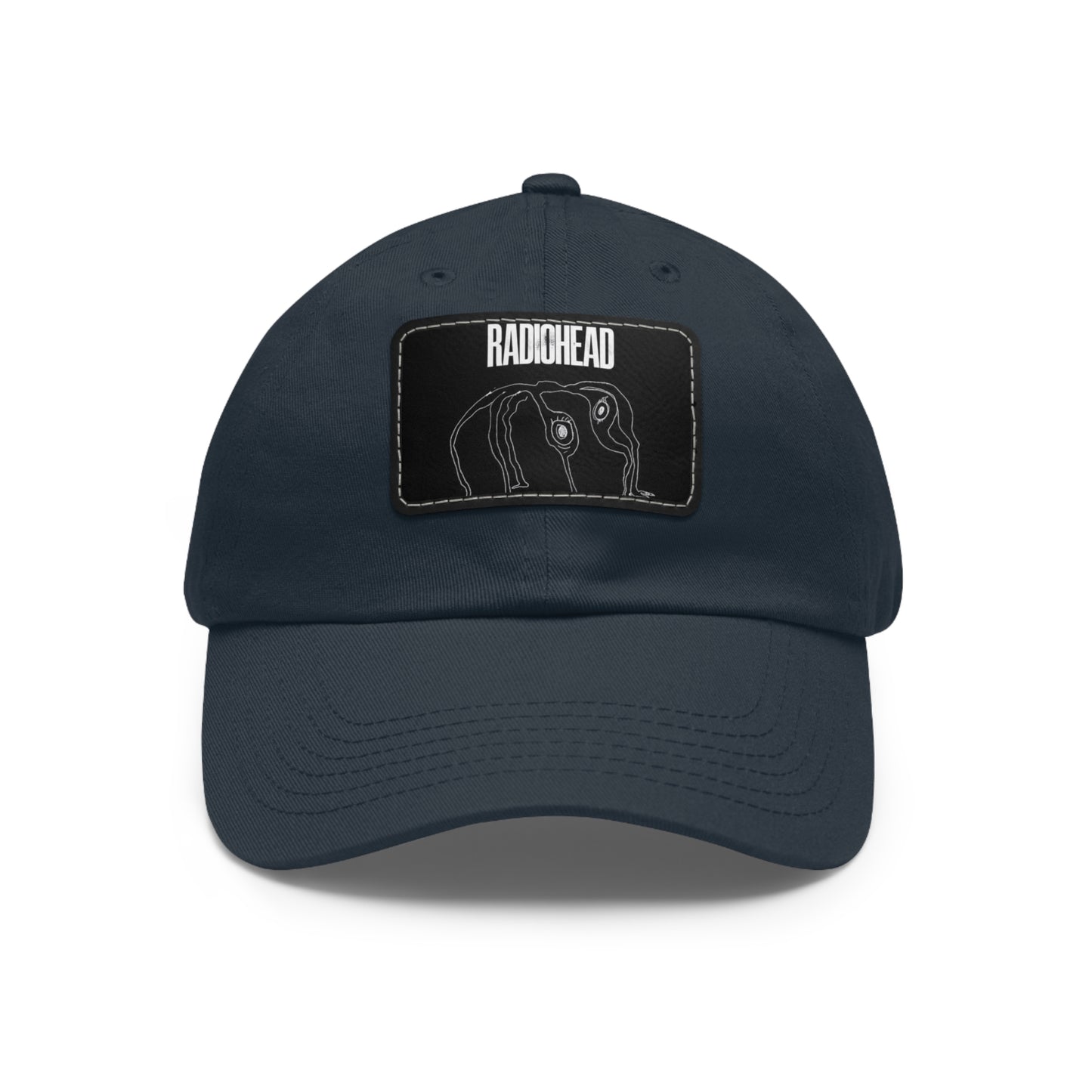 Radiohead Logo Leather Patch Dad Cap