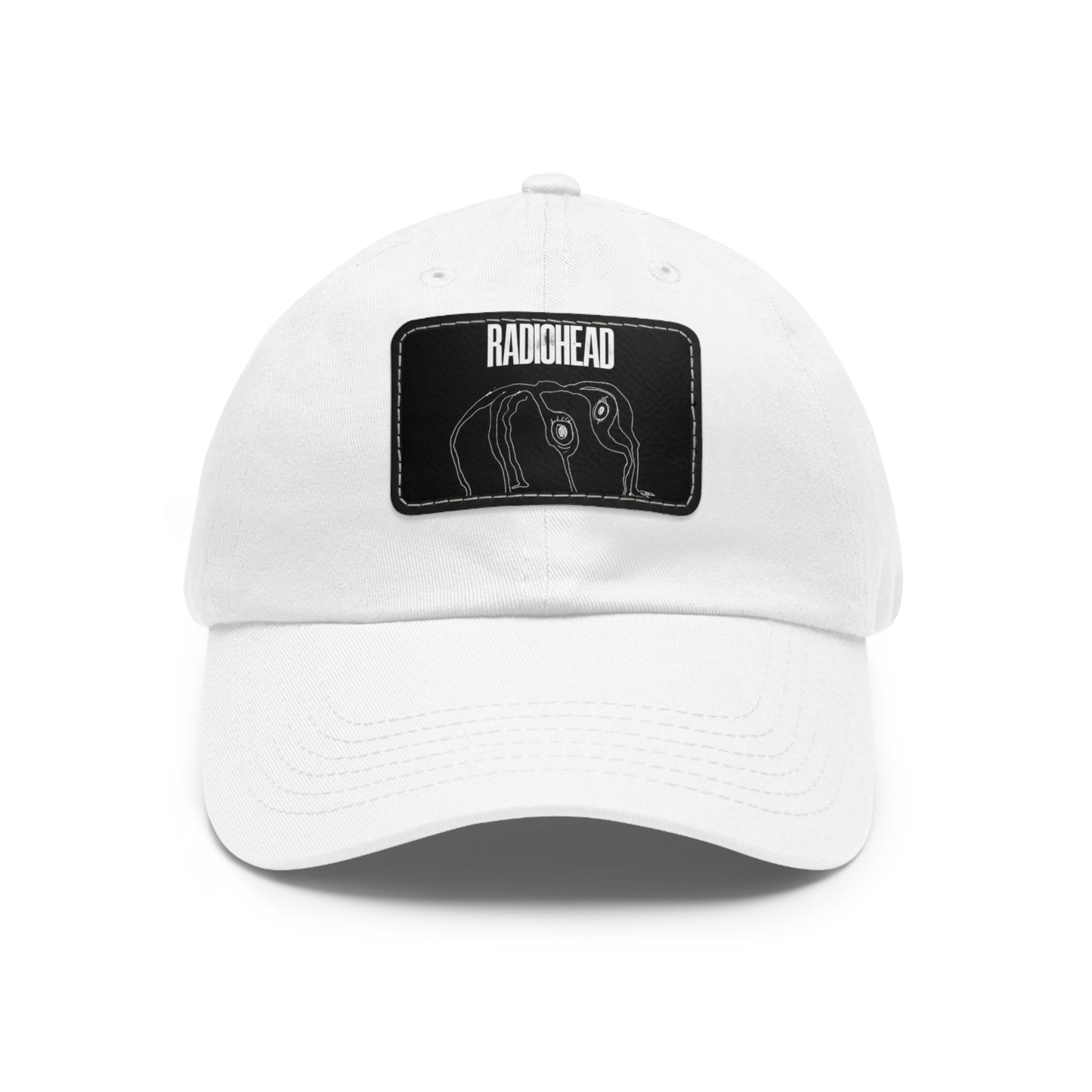 Radiohead Logo Leather Patch Dad Cap