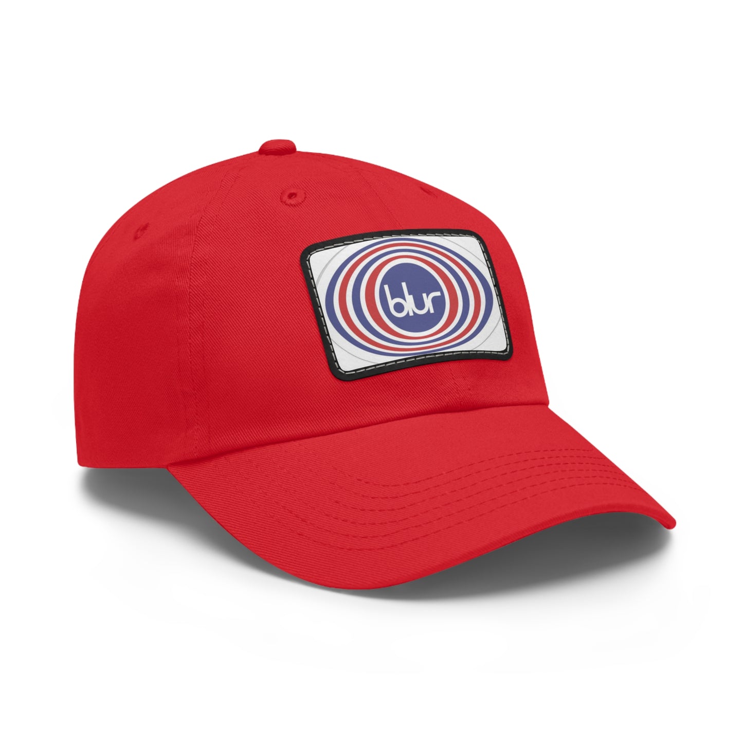 Blur Dad Cap with Leather Patch