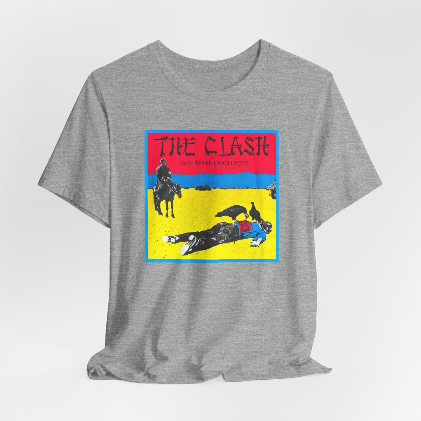 The Clash T shirt - The Clash Give Em Enough Rope Shirt - The Clash Gift - Vintage Rare Punk The Clash Print Shirt