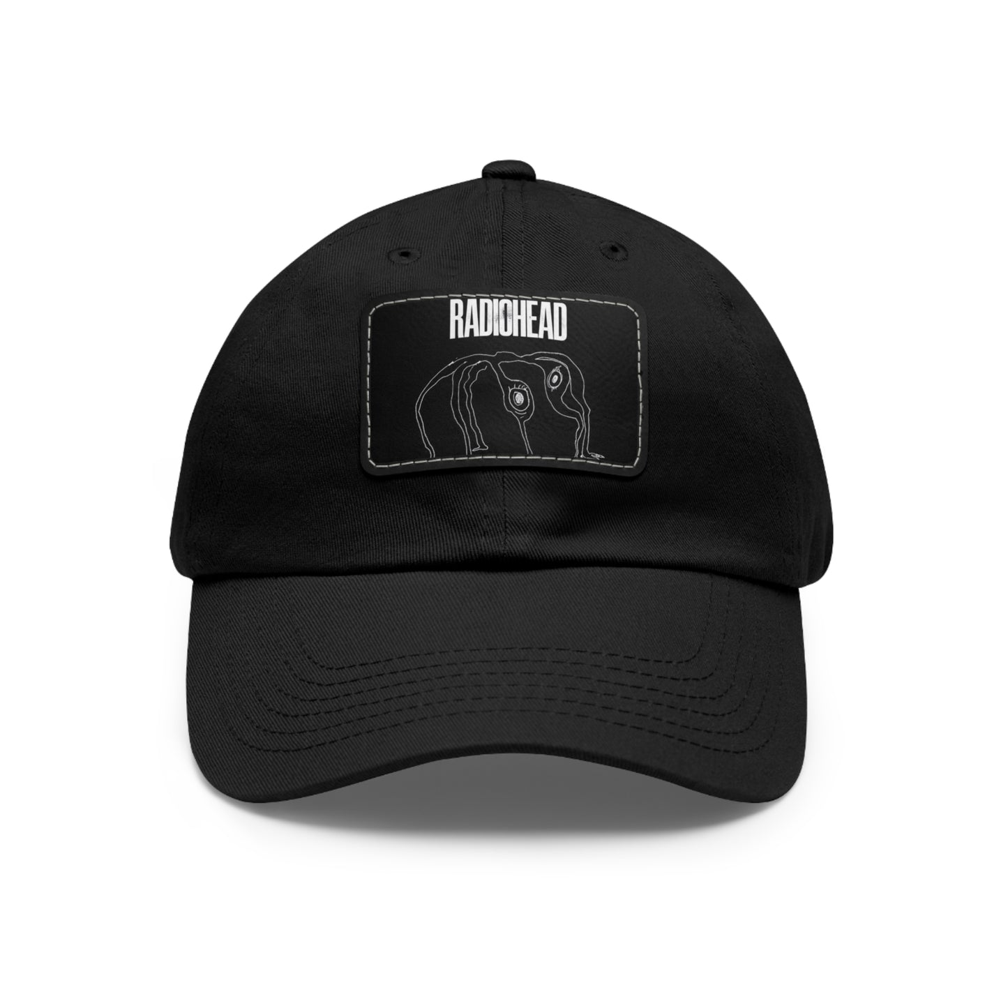 Radiohead Logo Leather Patch Dad Cap