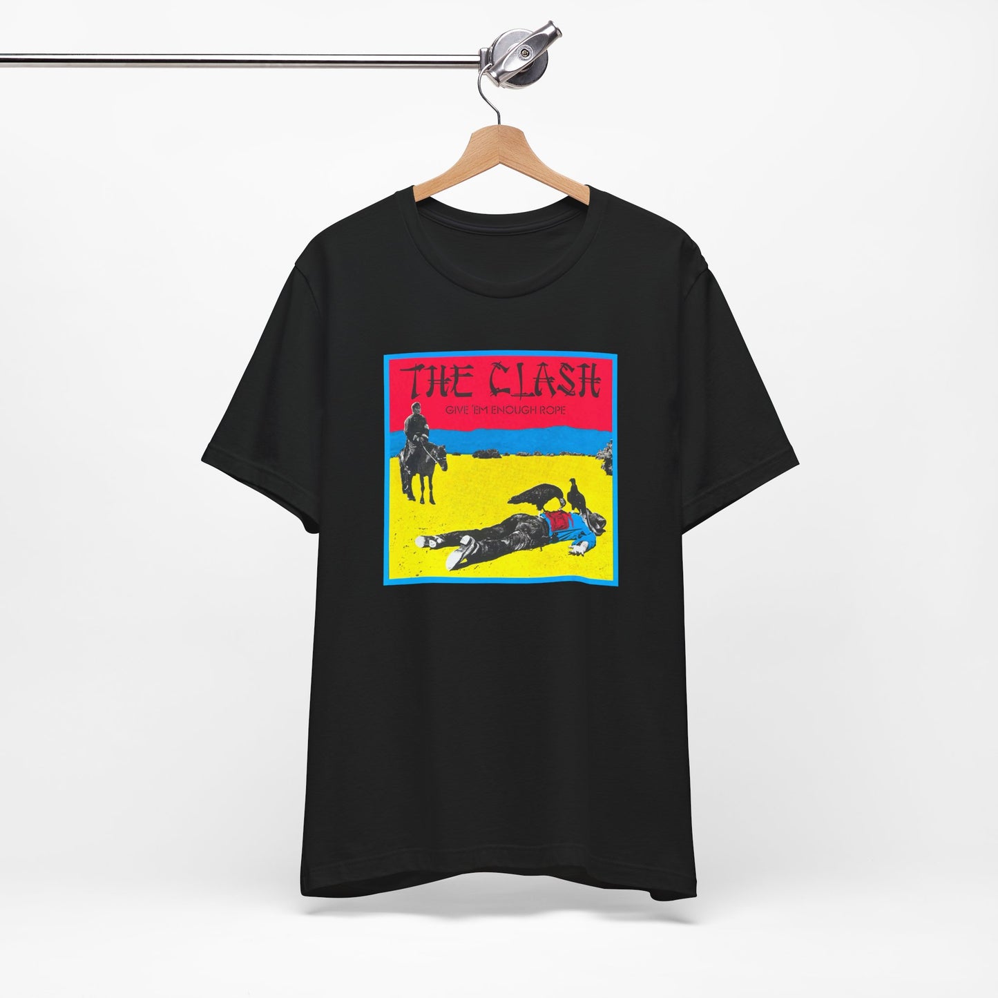 The Clash T shirt - The Clash Give Em Enough Rope Shirt - The Clash Gift - Vintage Rare Punk The Clash Print Shirt
