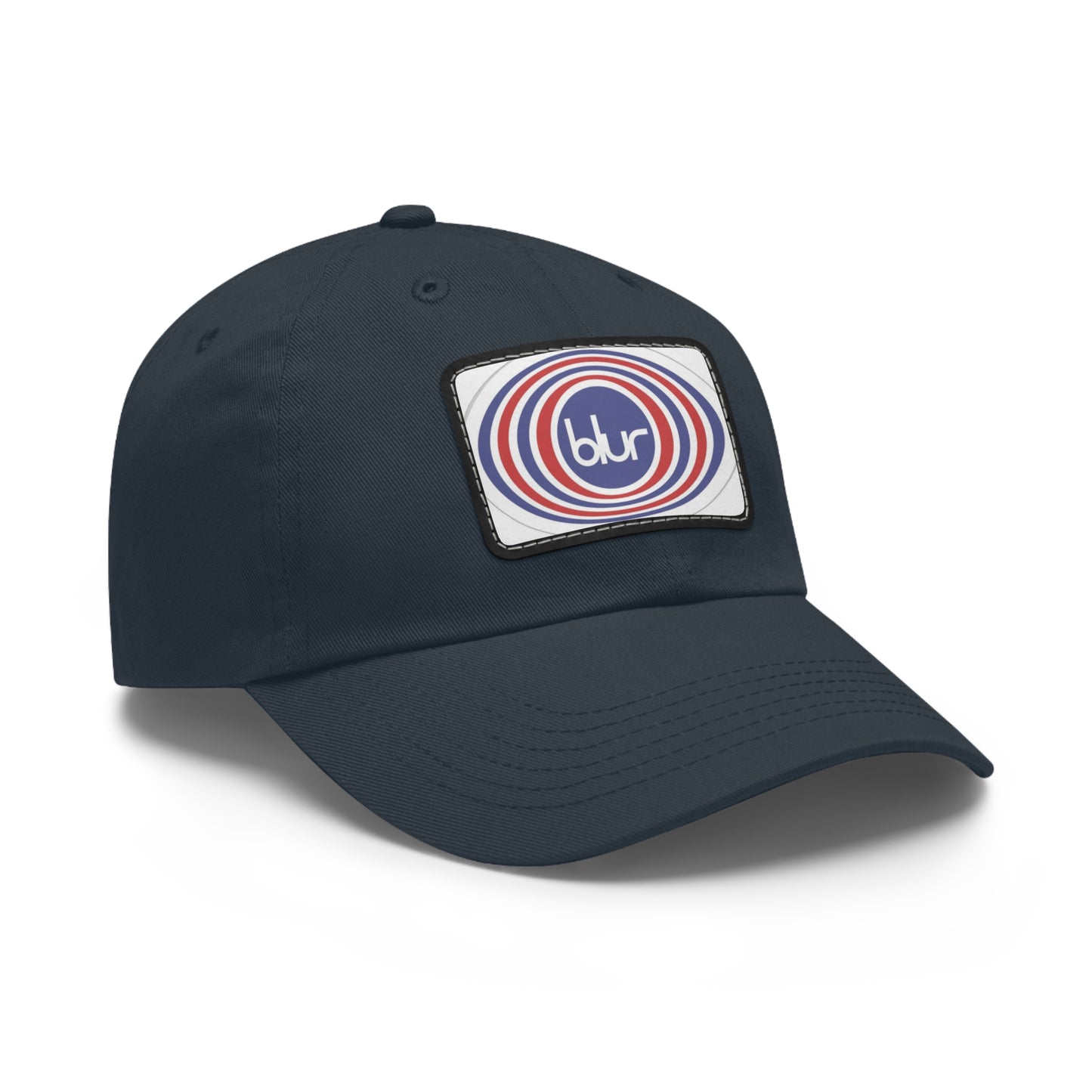Blur Dad Cap with Leather Patch