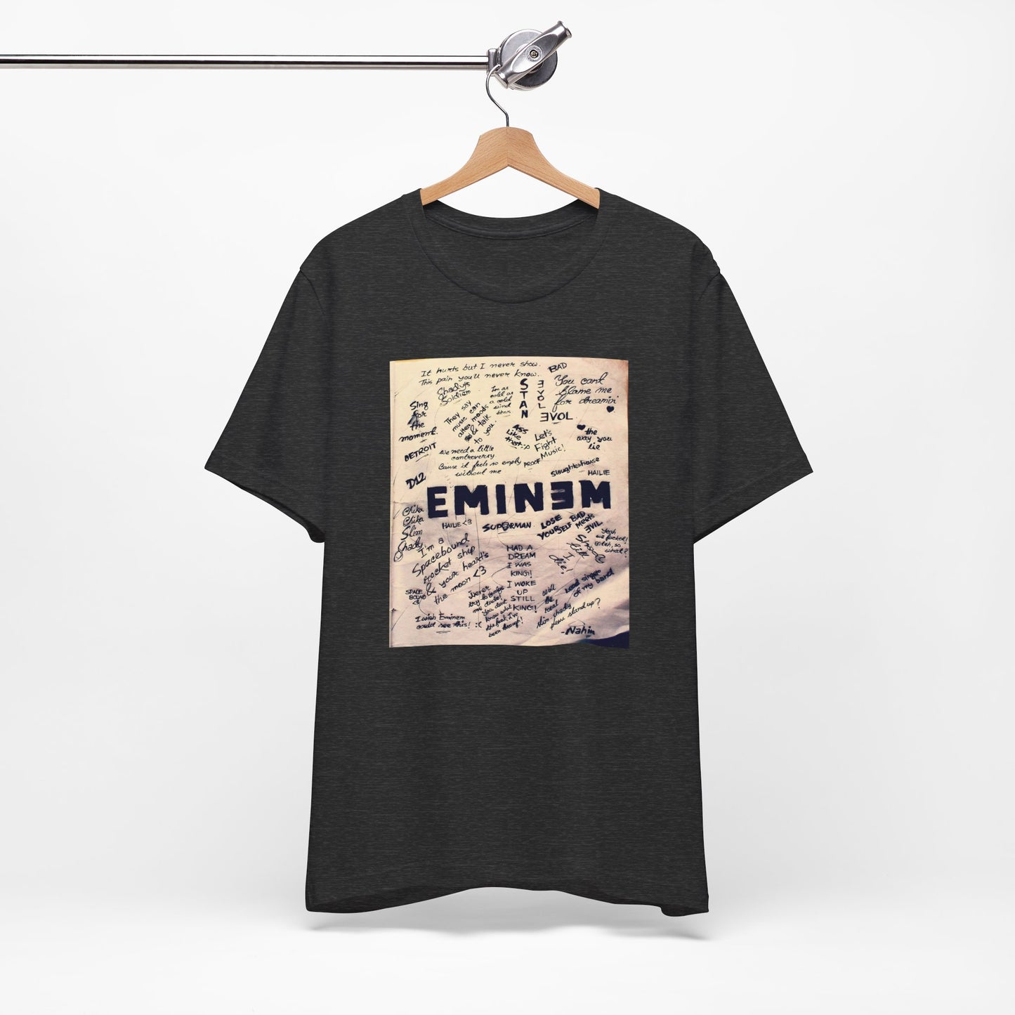 Eminem Song Titles T-shirt - Vintage Eminem shirt - Slim shady Shirt - Unisex Cotton Eminem Tee - Eminem Gift - Rap Shirt - Hip-hop T-shirt