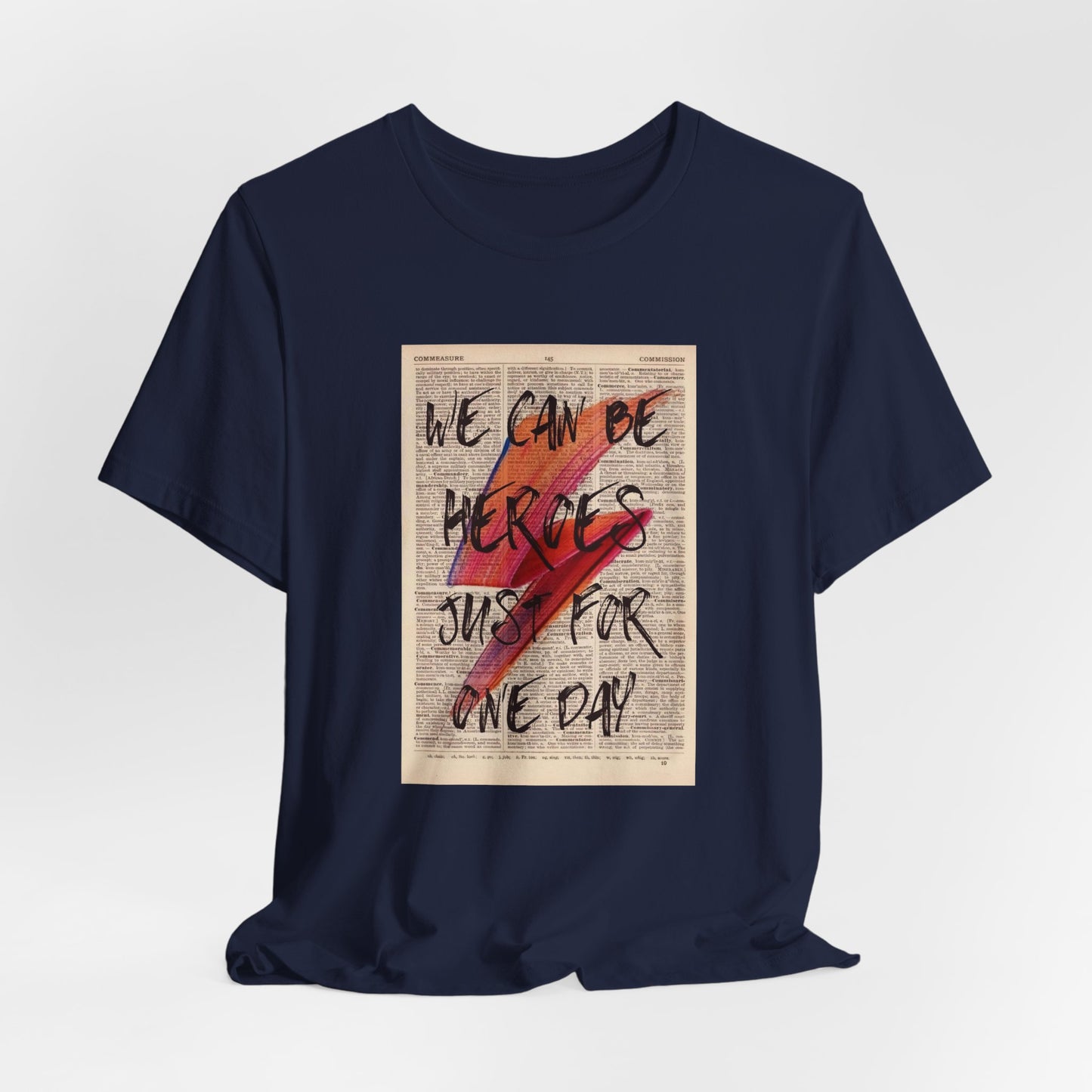 David Bowie We Can Be Heroes Just For One Day Shirt